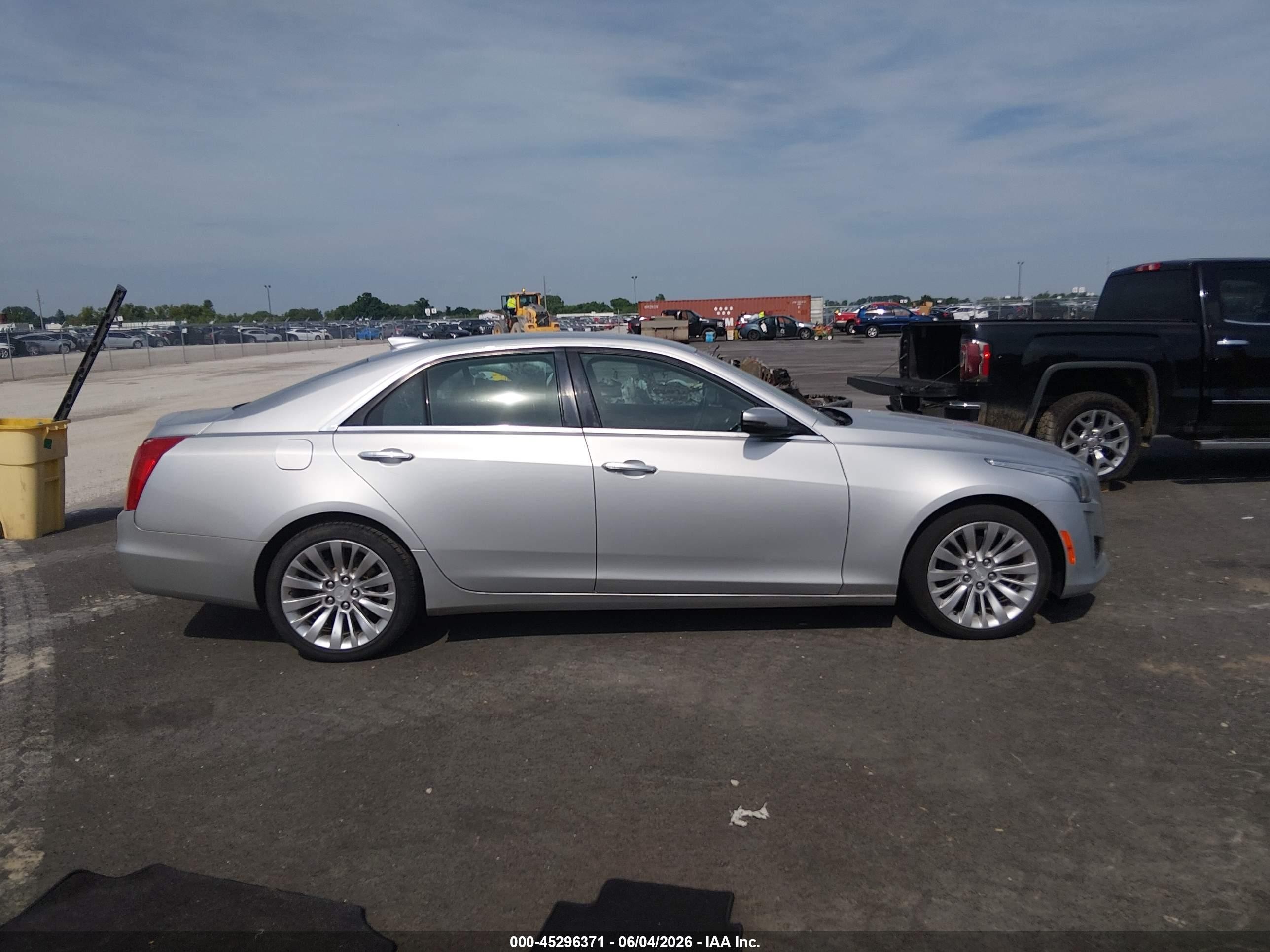 2015 Cadillac Cts Luxury Silver vin: 1G6AX5SX9F0105140