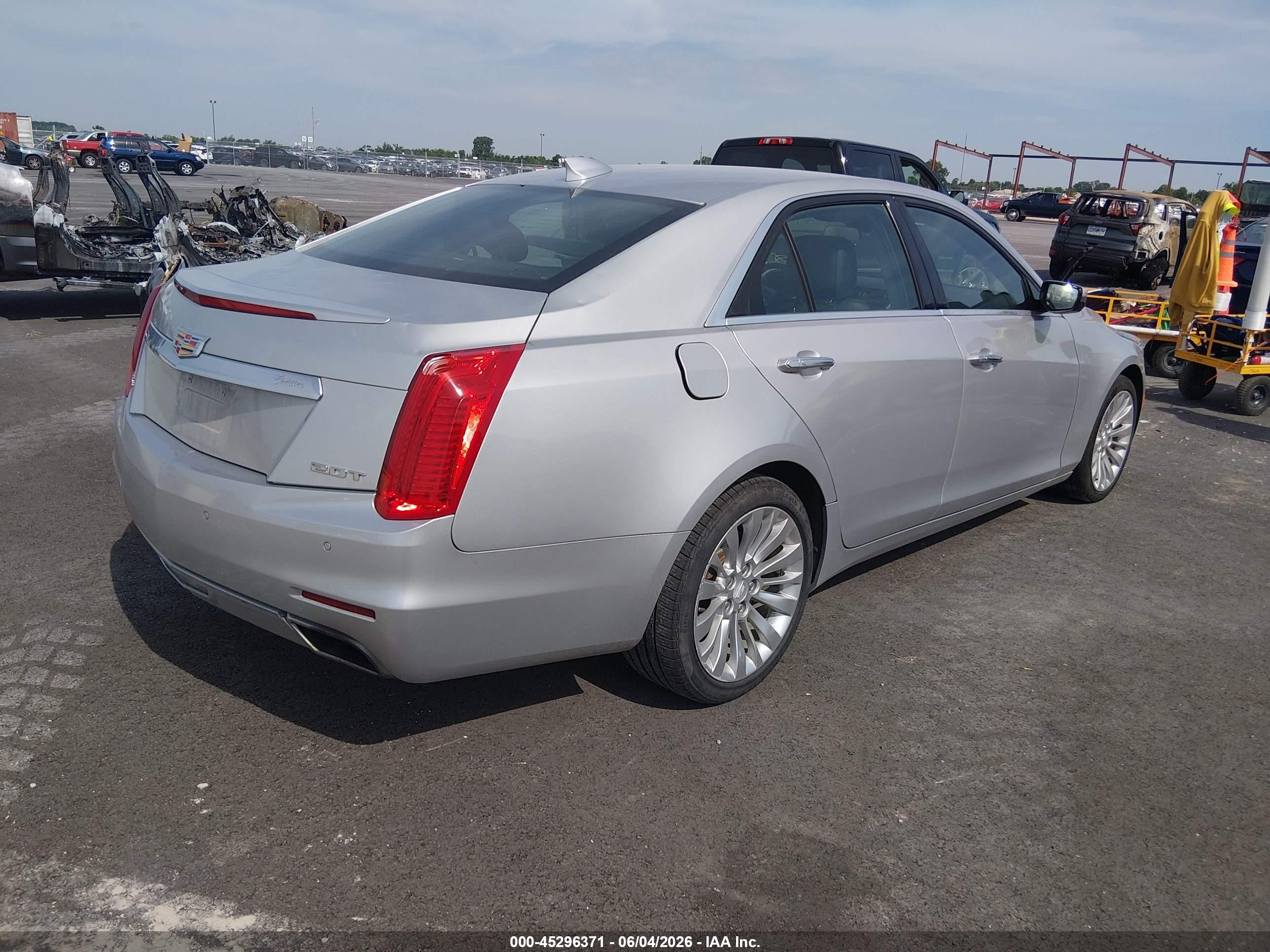2015 Cadillac Cts Luxury Silver vin: 1G6AX5SX9F0105140