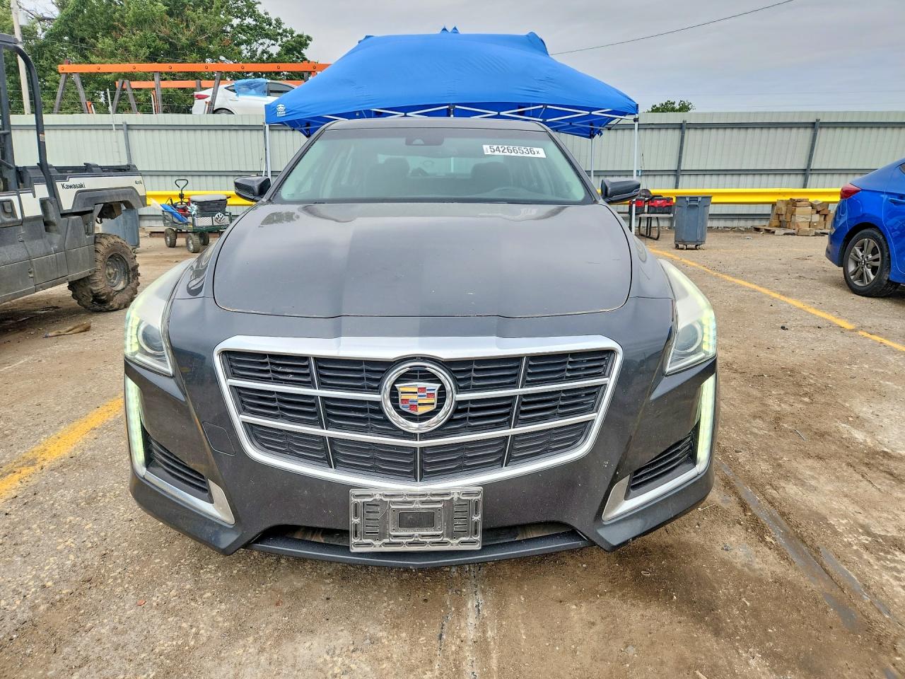 2014 Cadillac Cts Серый vin: 1G6AX5SXXE0161179