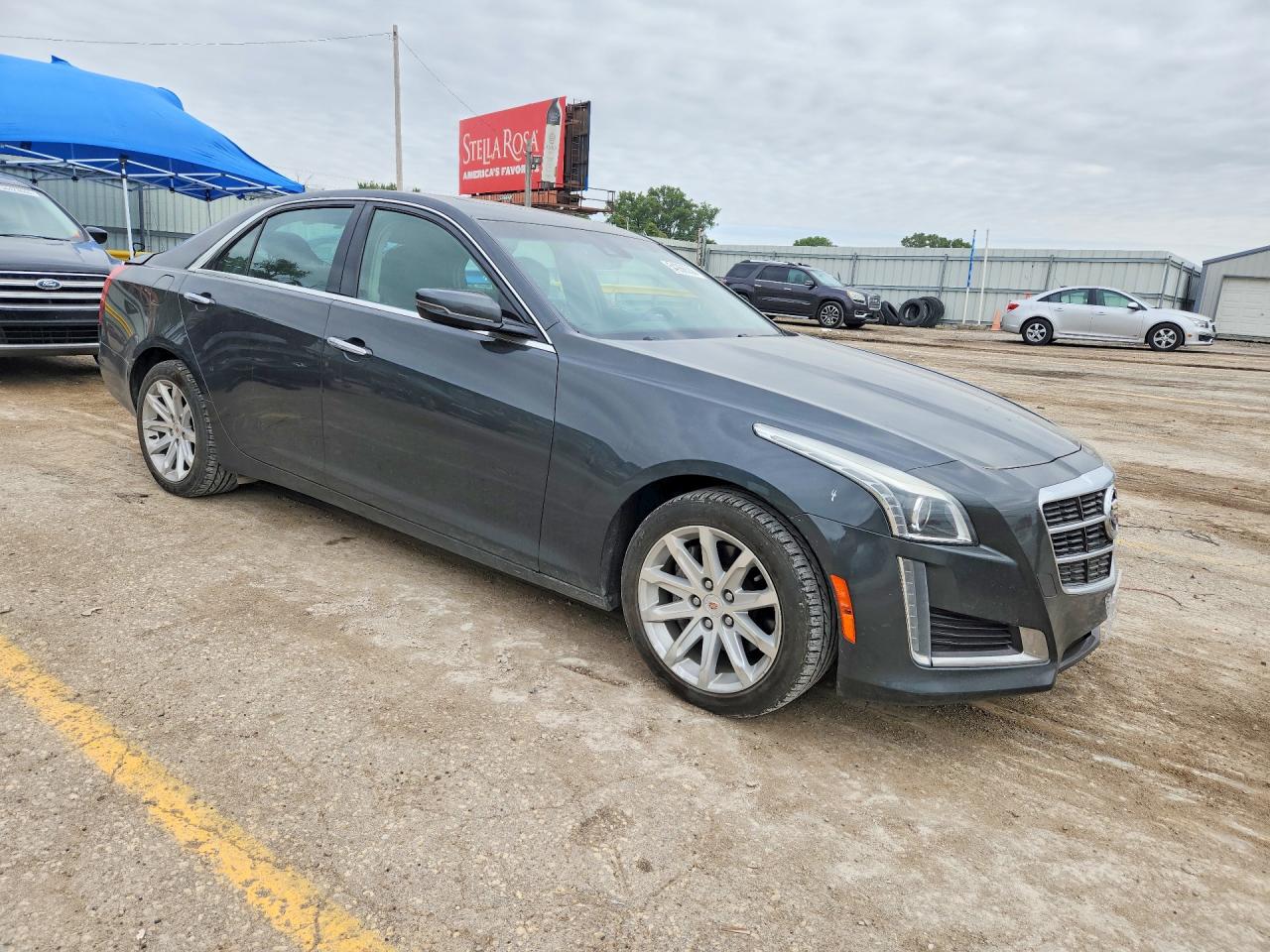 2014 Cadillac Cts Серый vin: 1G6AX5SXXE0161179