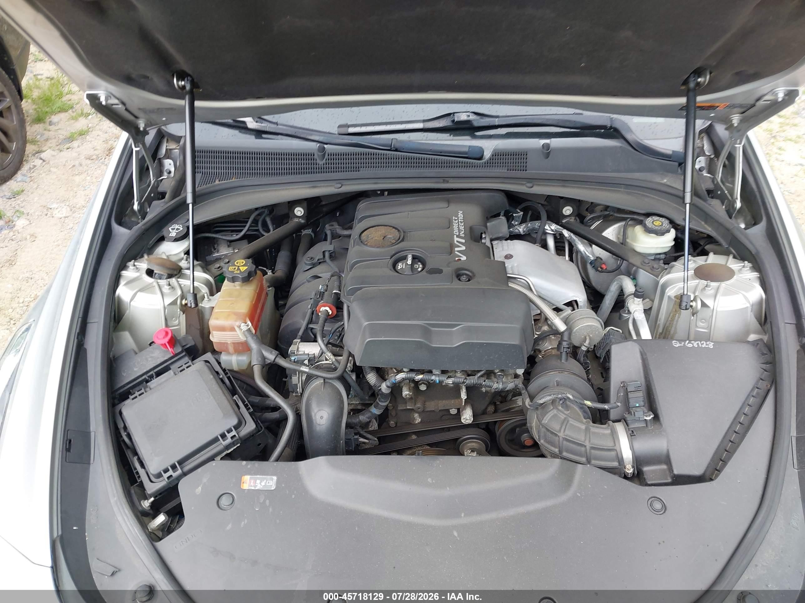 2015 Cadillac Cts Luxury Серебряный vin: 1G6AX5SXXF0106801