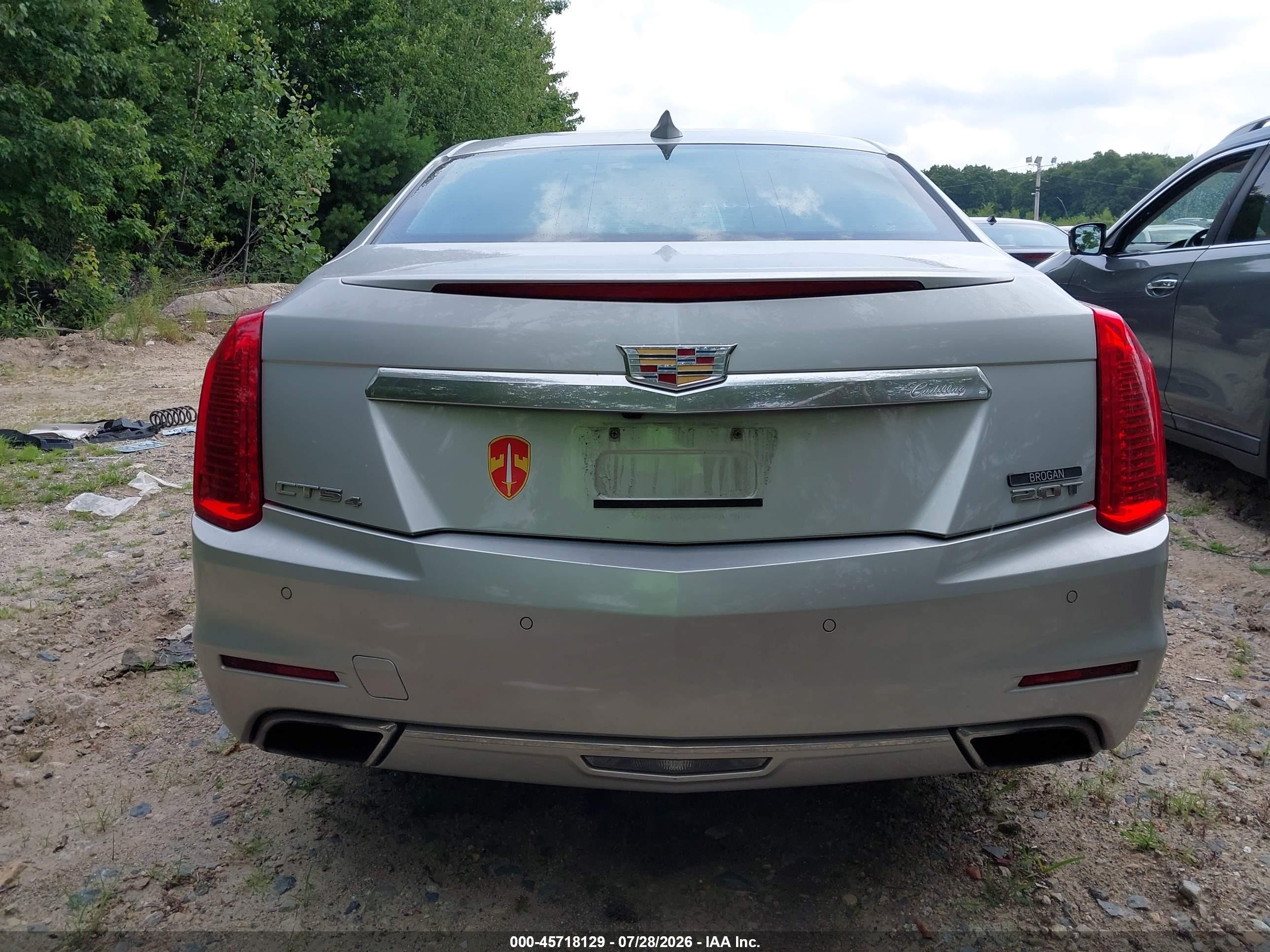 2015 Cadillac Cts Luxury Серебряный vin: 1G6AX5SXXF0106801