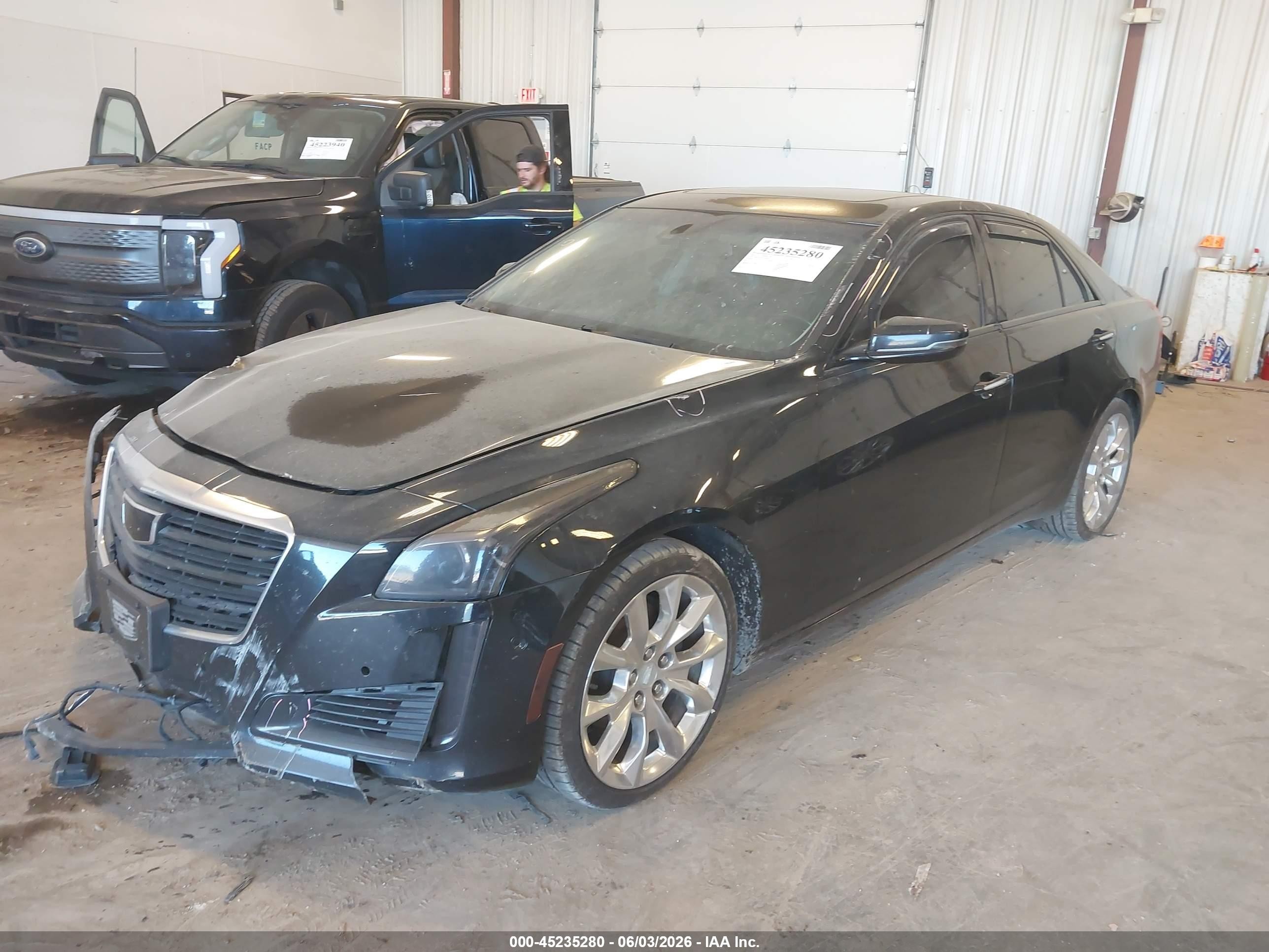 2015 Cadillac Cts Performance Black vin: 1G6AY5S30F0130955