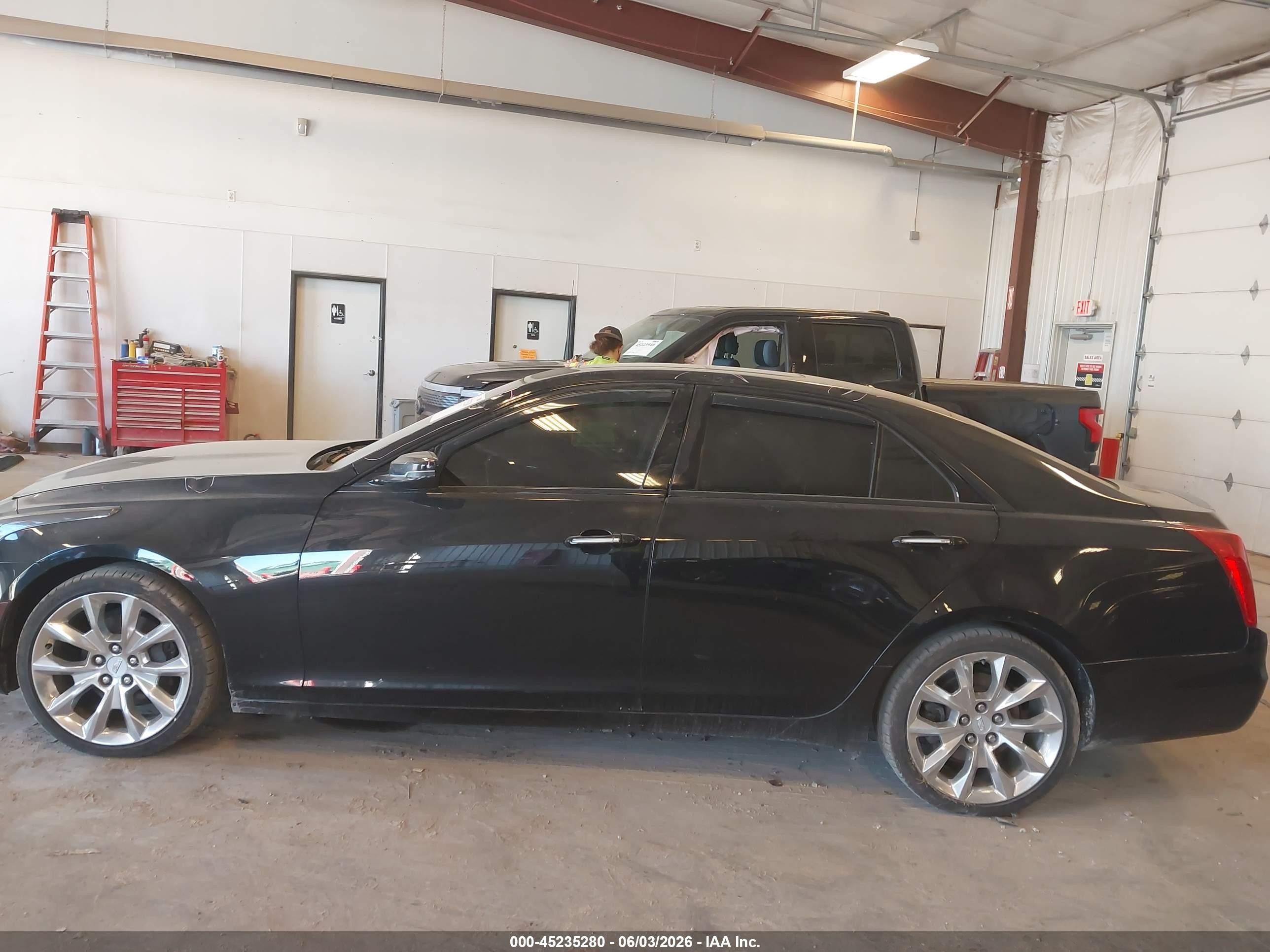 2015 Cadillac Cts Performance Black vin: 1G6AY5S30F0130955