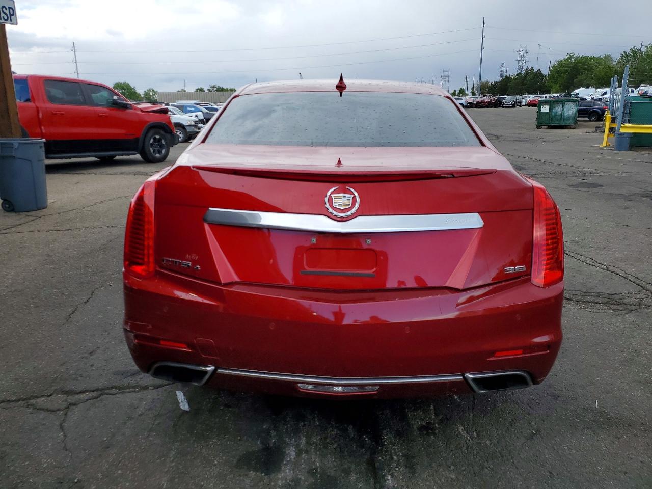 2014 Cadillac Cts Performance Collection Red vin: 1G6AY5S31E0165664