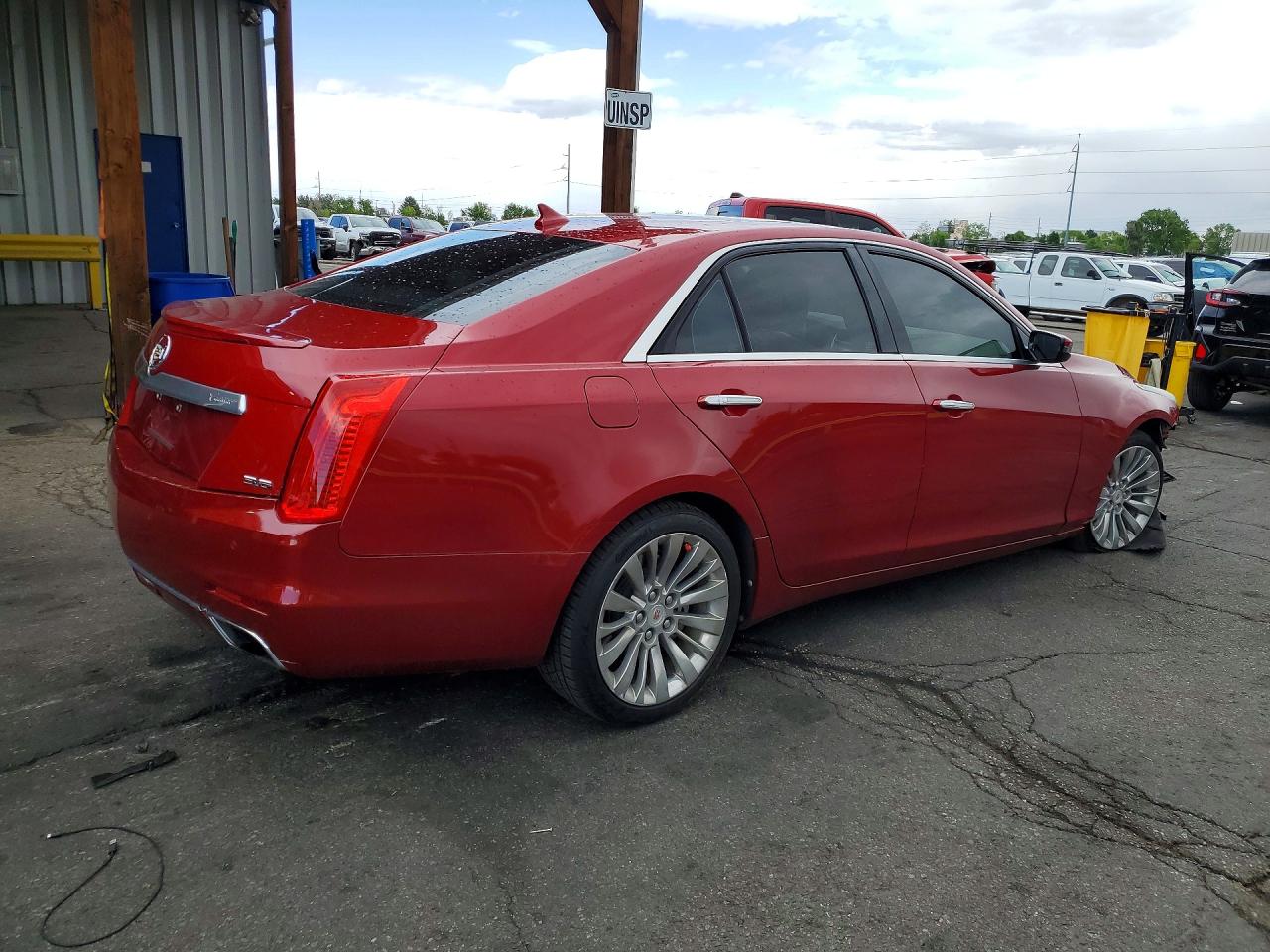 2014 Cadillac Cts Performance Collection Red vin: 1G6AY5S31E0165664