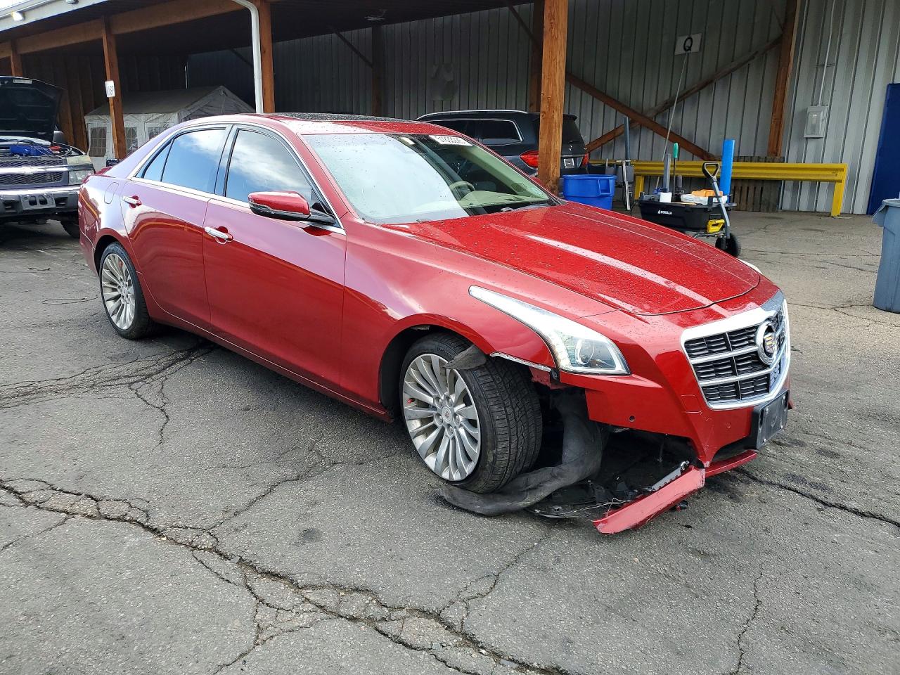 2014 Cadillac Cts Performance Collection Red vin: 1G6AY5S31E0165664