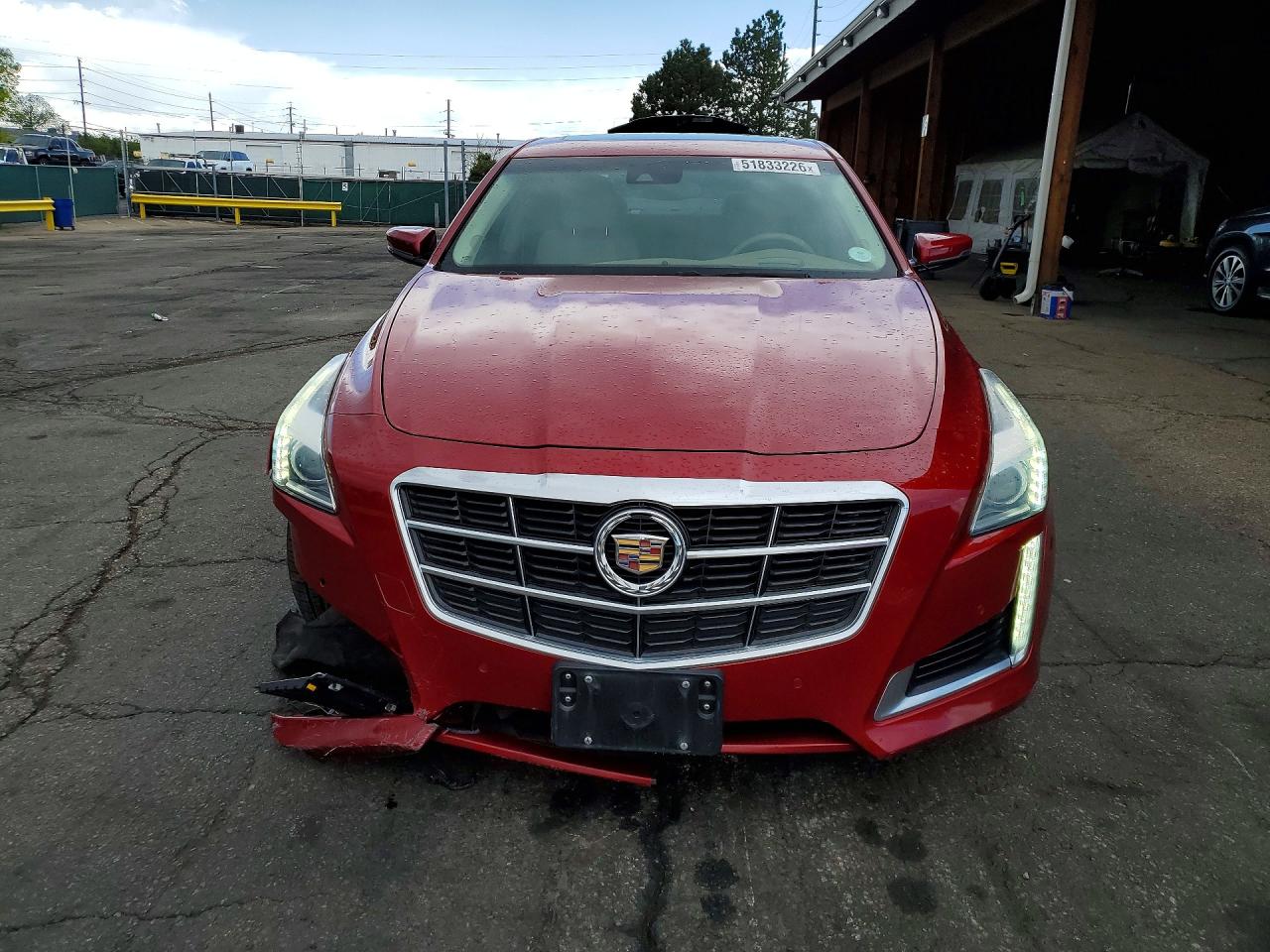 2014 Cadillac Cts Performance Collection Red vin: 1G6AY5S31E0165664