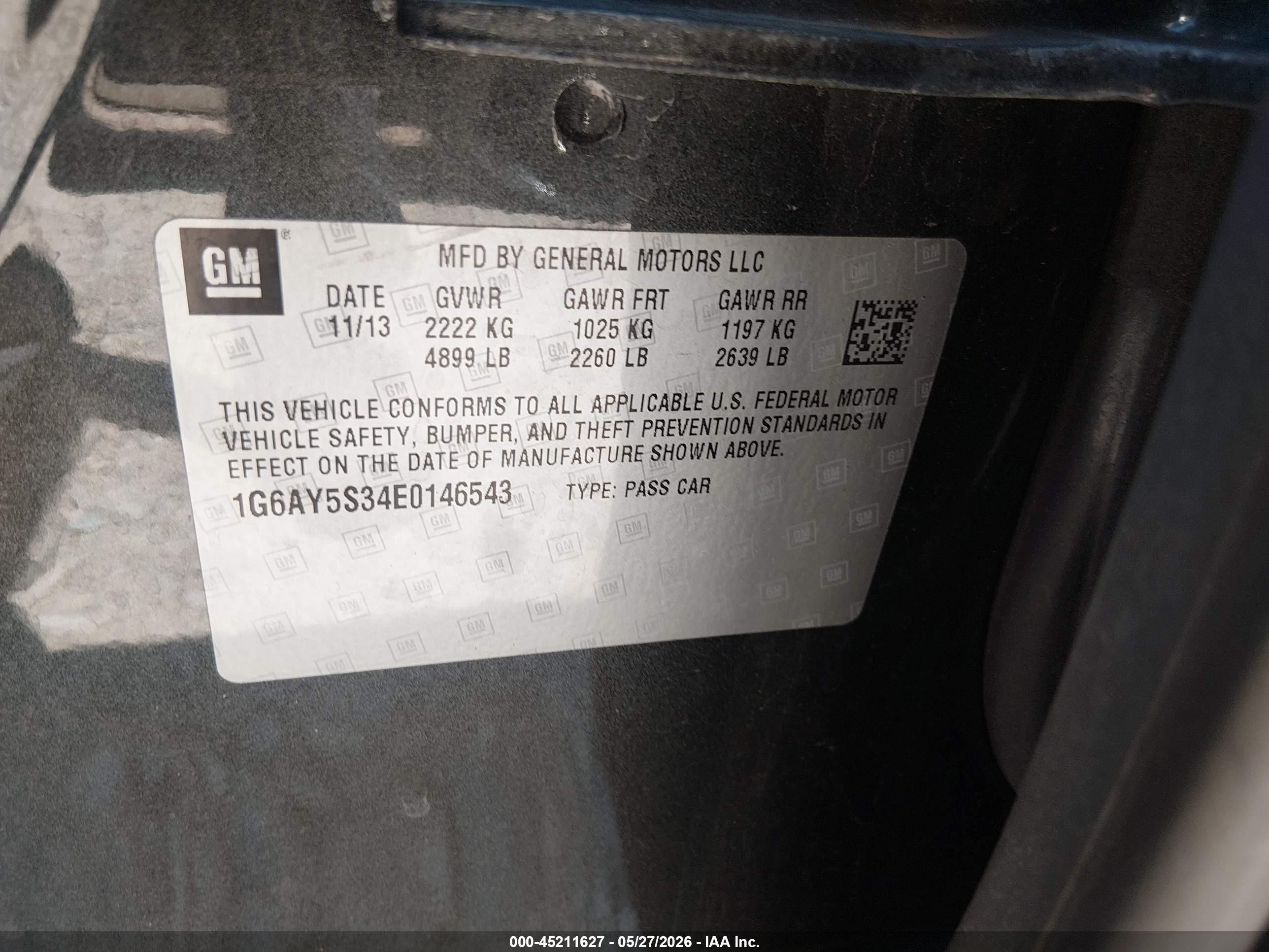2014 Cadillac Cts Performance Серый vin: 1G6AY5S34E0146543