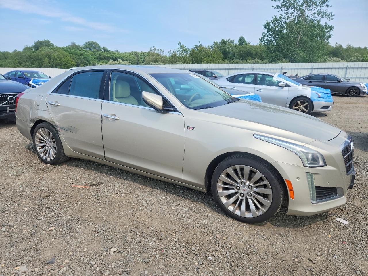 2014 Cadillac Cts Performance Collection Tan vin: 1G6AY5S35E0184167