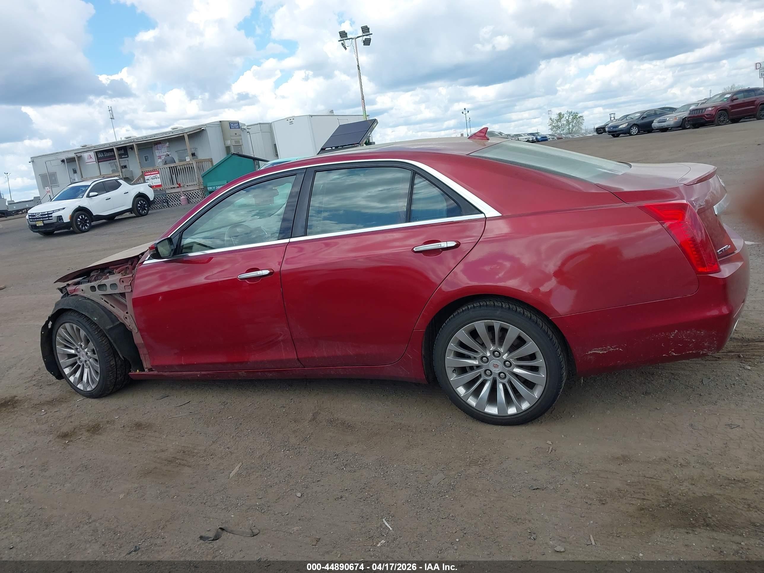 2014 Cadillac Cts Performance Red vin: 1G6AY5S38E0145802