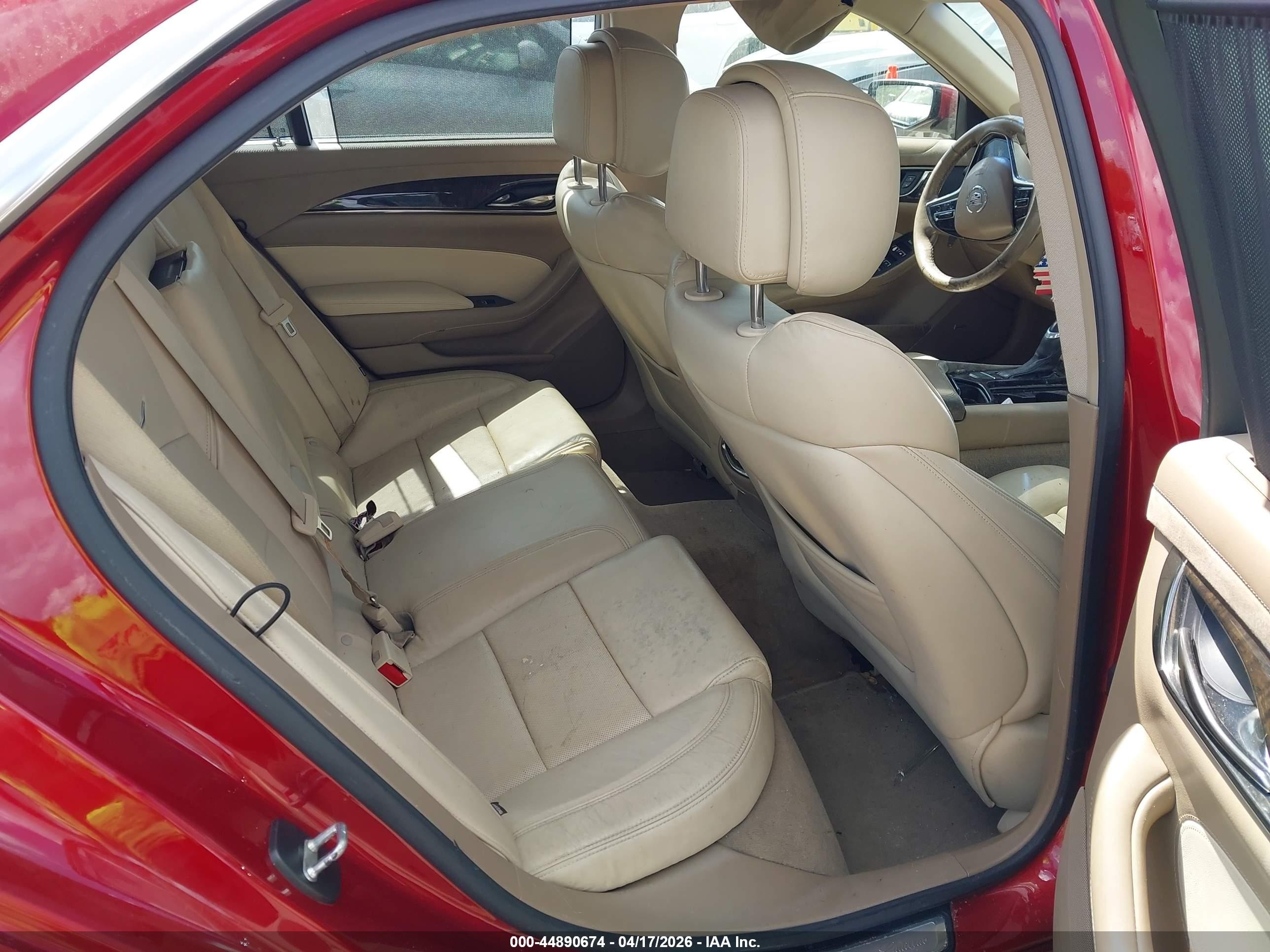 2014 Cadillac Cts Performance Red vin: 1G6AY5S38E0145802
