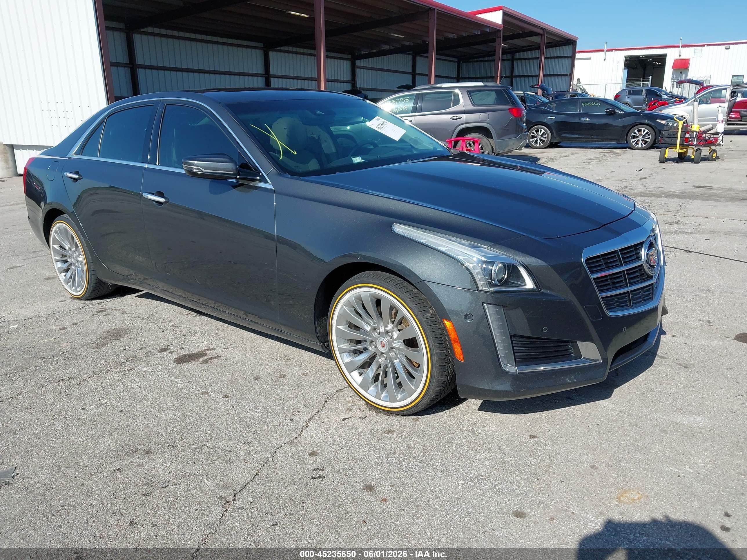 2014 Cadillac Cts Performance Gray vin: 1G6AY5SX3E0125590