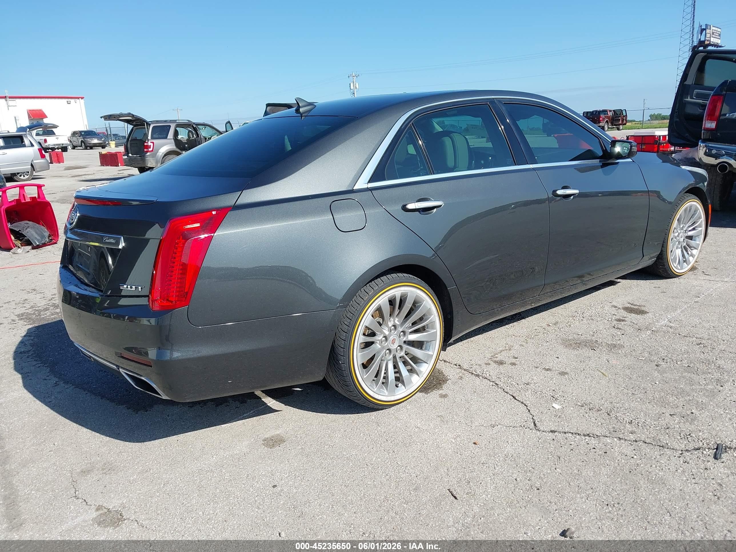 2014 Cadillac Cts Performance Серый vin: 1G6AY5SX3E0125590
