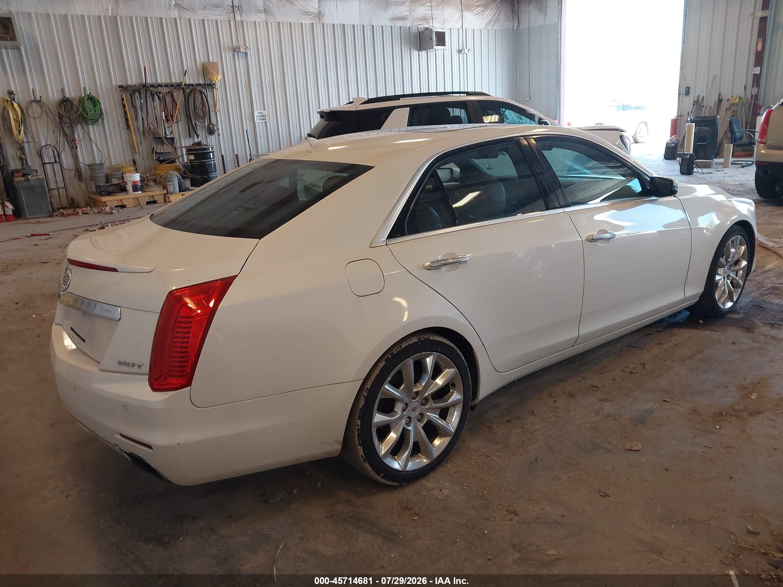 2014 Cadillac Cts Performance White vin: 1G6AY5SX4E0174930