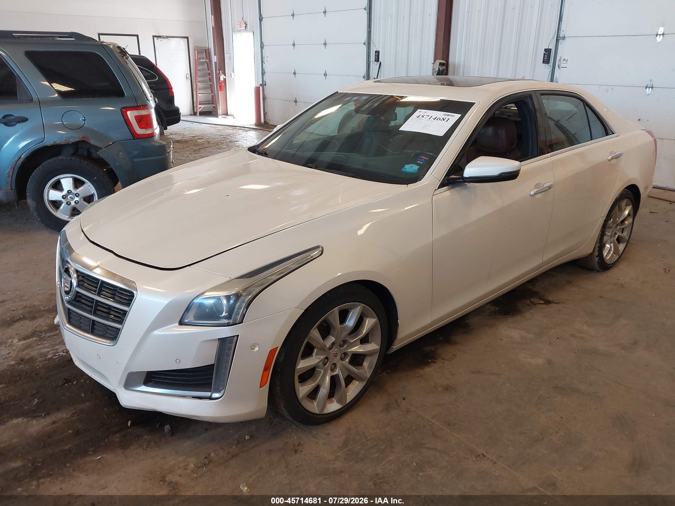 2014 Cadillac Cts Performance White vin: 1G6AY5SX4E0174930