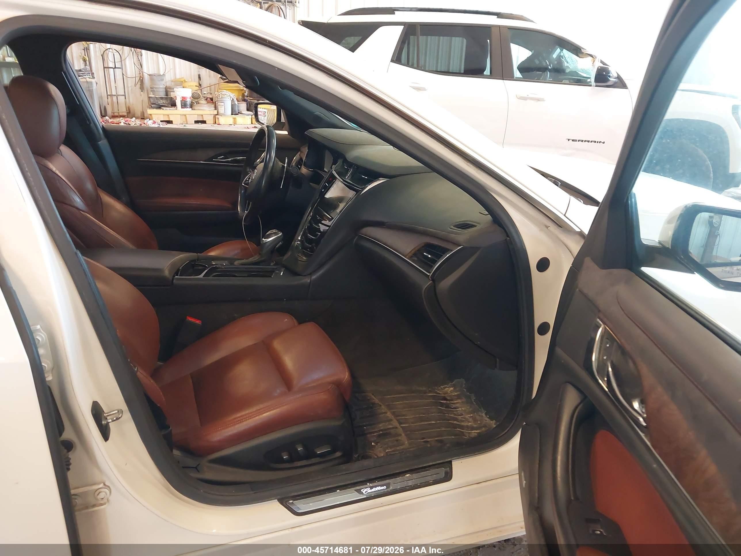 2014 Cadillac Cts Performance White vin: 1G6AY5SX4E0174930