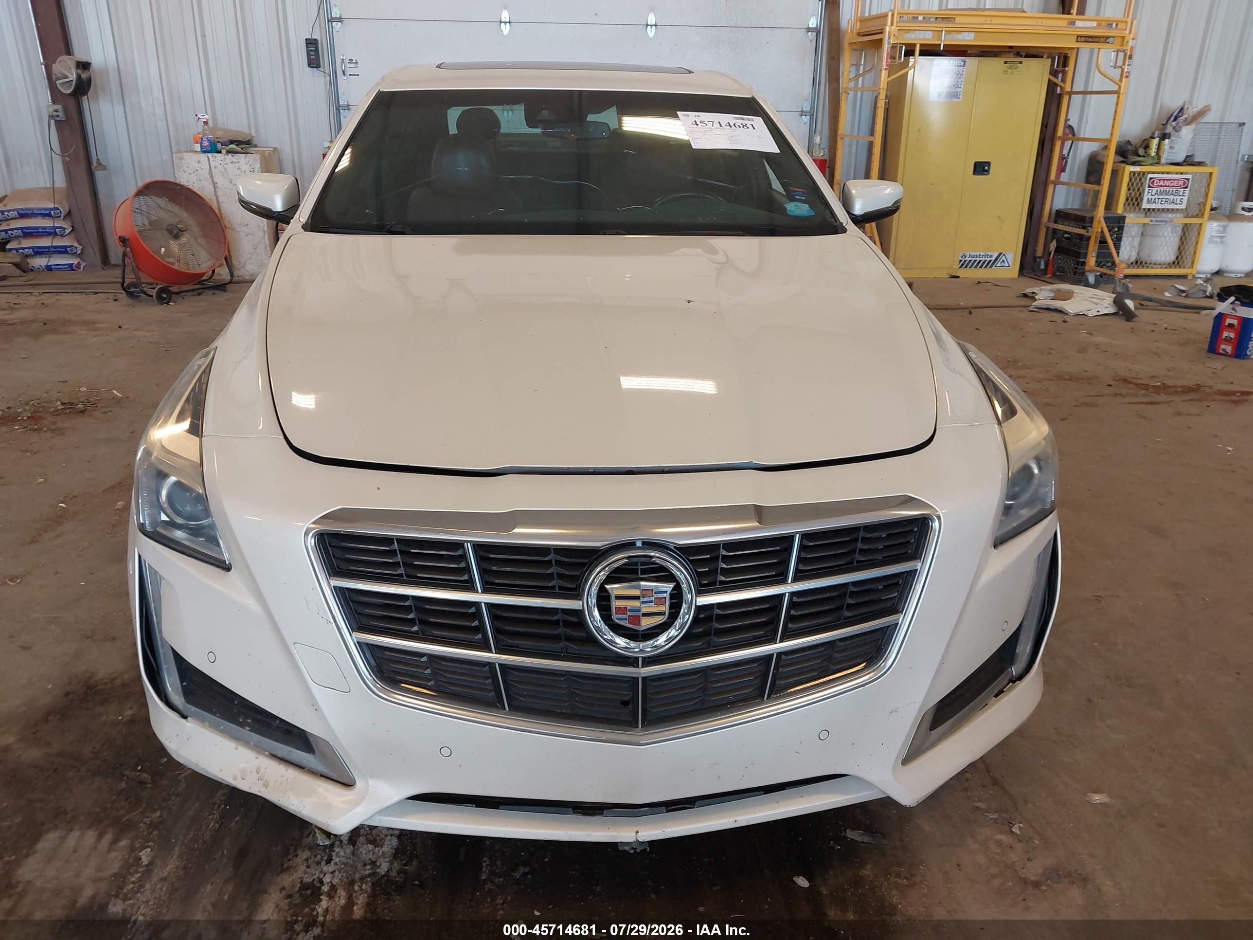 2014 Cadillac Cts Performance White vin: 1G6AY5SX4E0174930