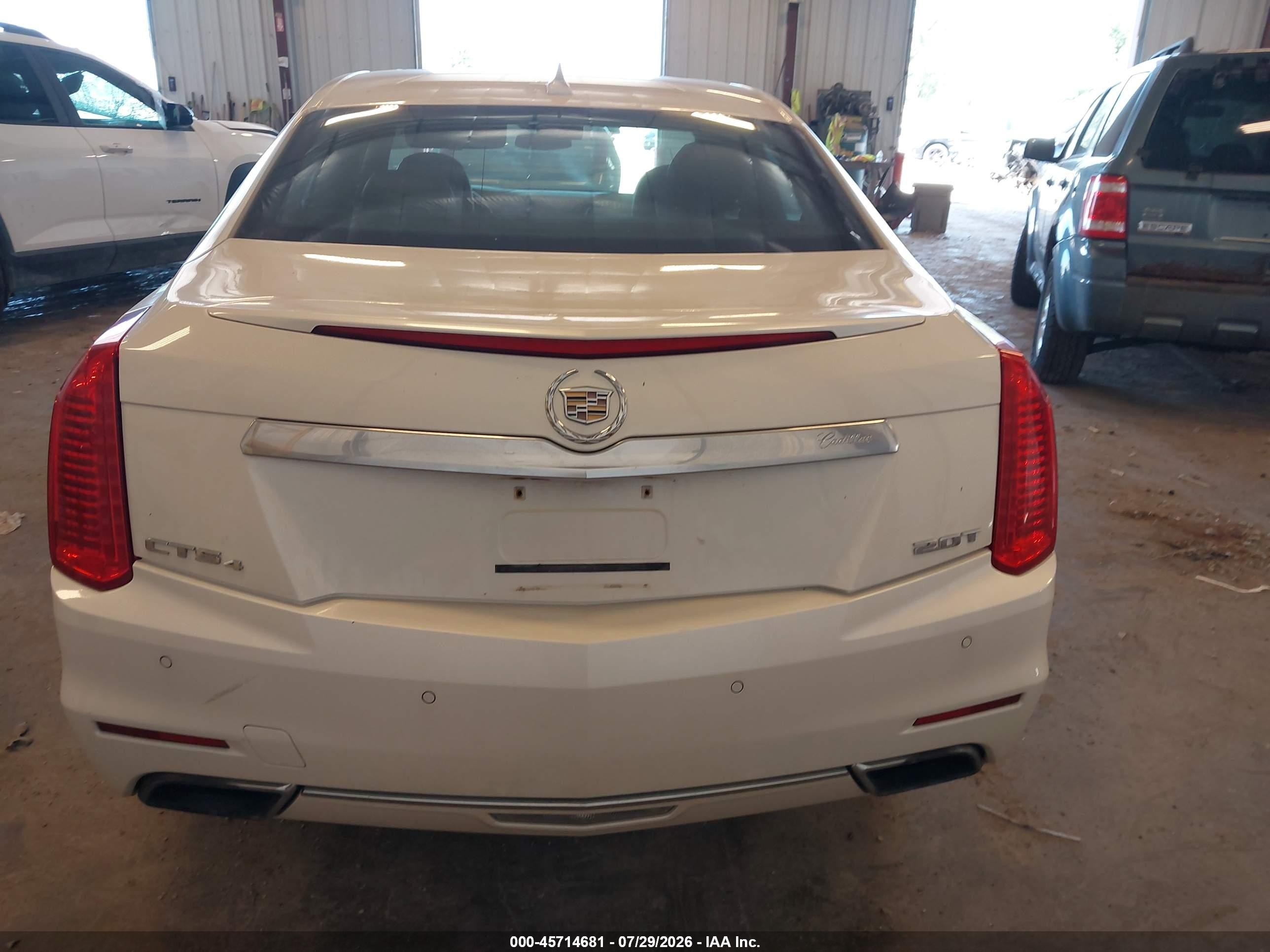 2014 Cadillac Cts Performance White vin: 1G6AY5SX4E0174930
