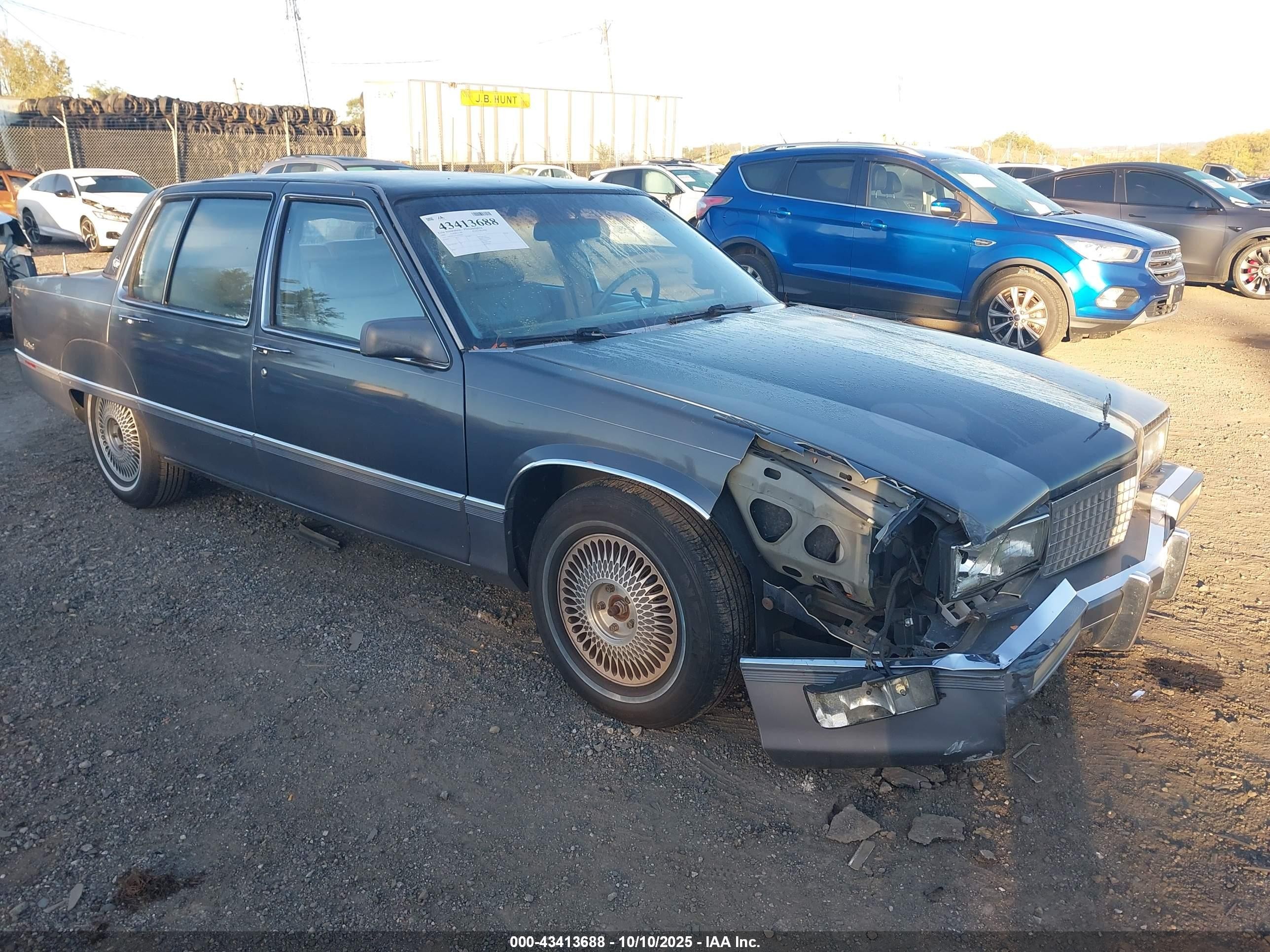 1990 Cadillac Fleetwood   Gray vin: 1G6CB5335L4366689