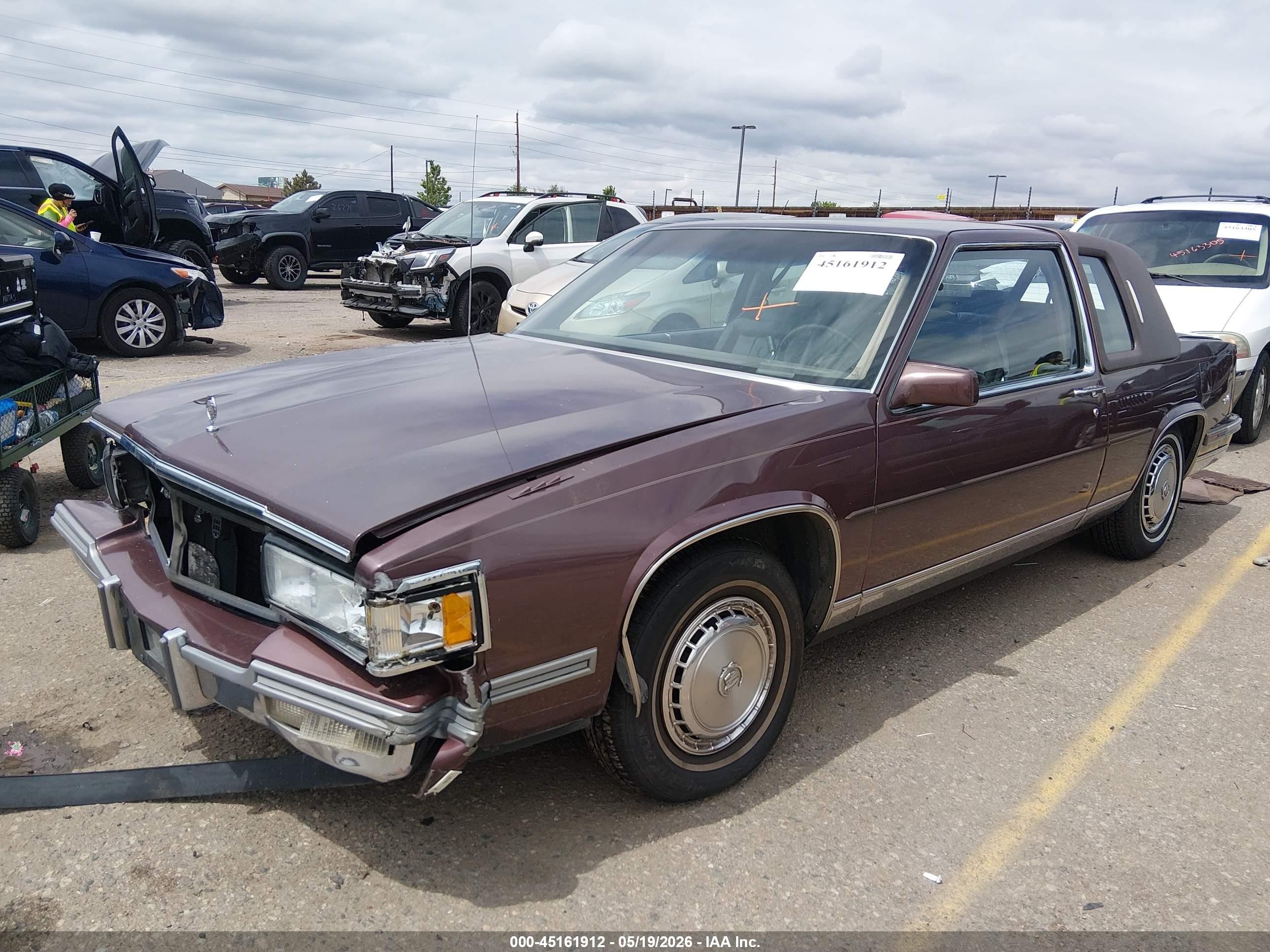1988 Cadillac Deville   Brown vin: 1G6CD1152J4328051