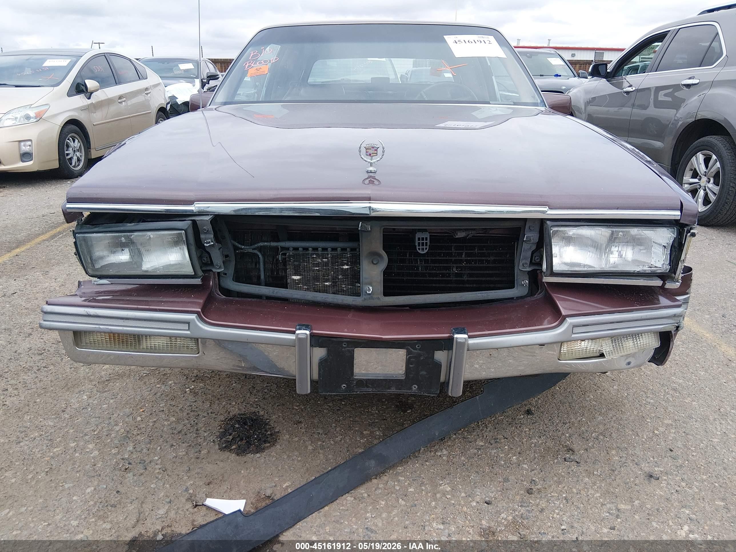 1988 Cadillac Deville   Brown vin: 1G6CD1152J4328051
