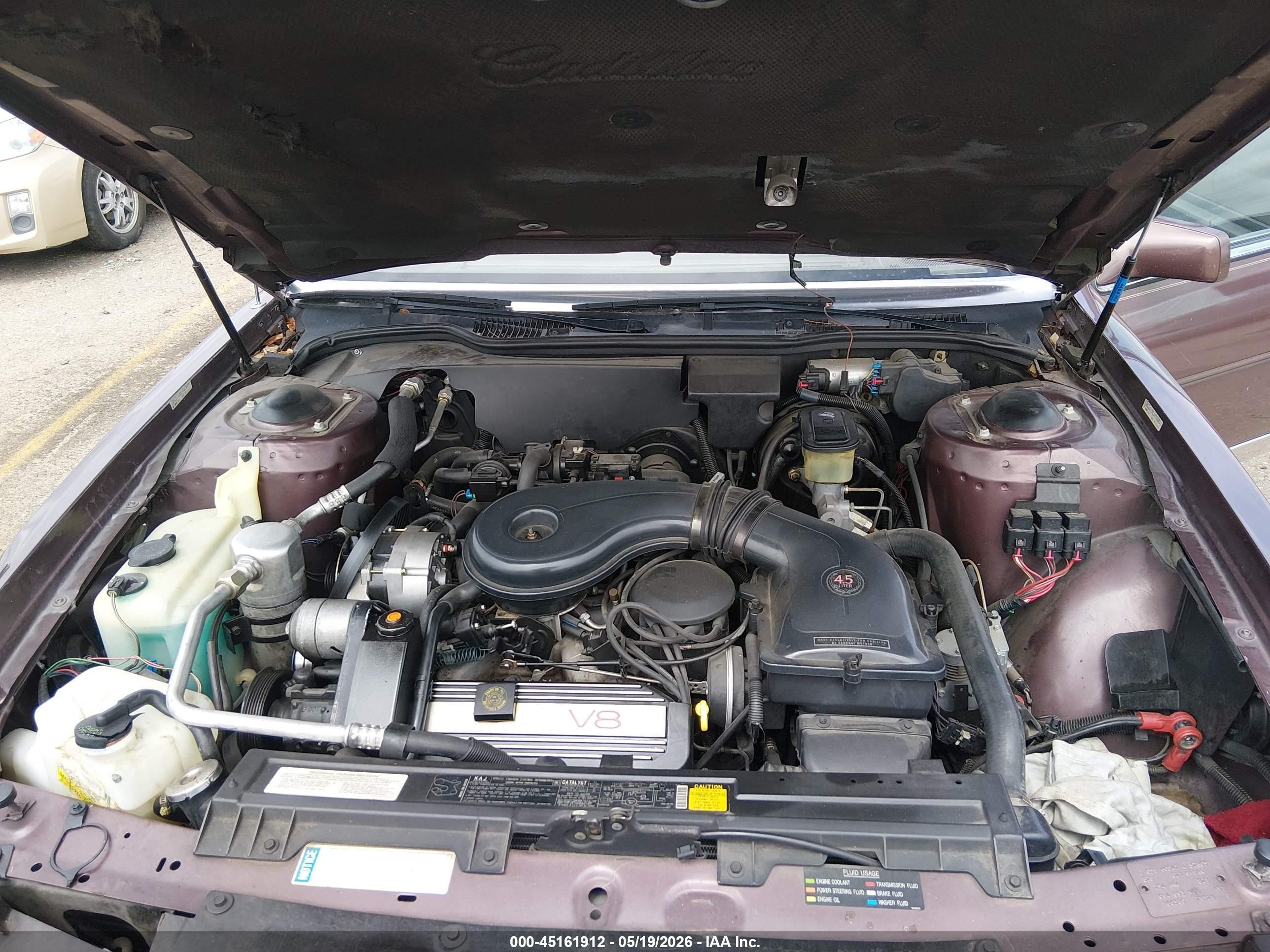 1988 Cadillac Deville   Brown vin: 1G6CD1152J4328051