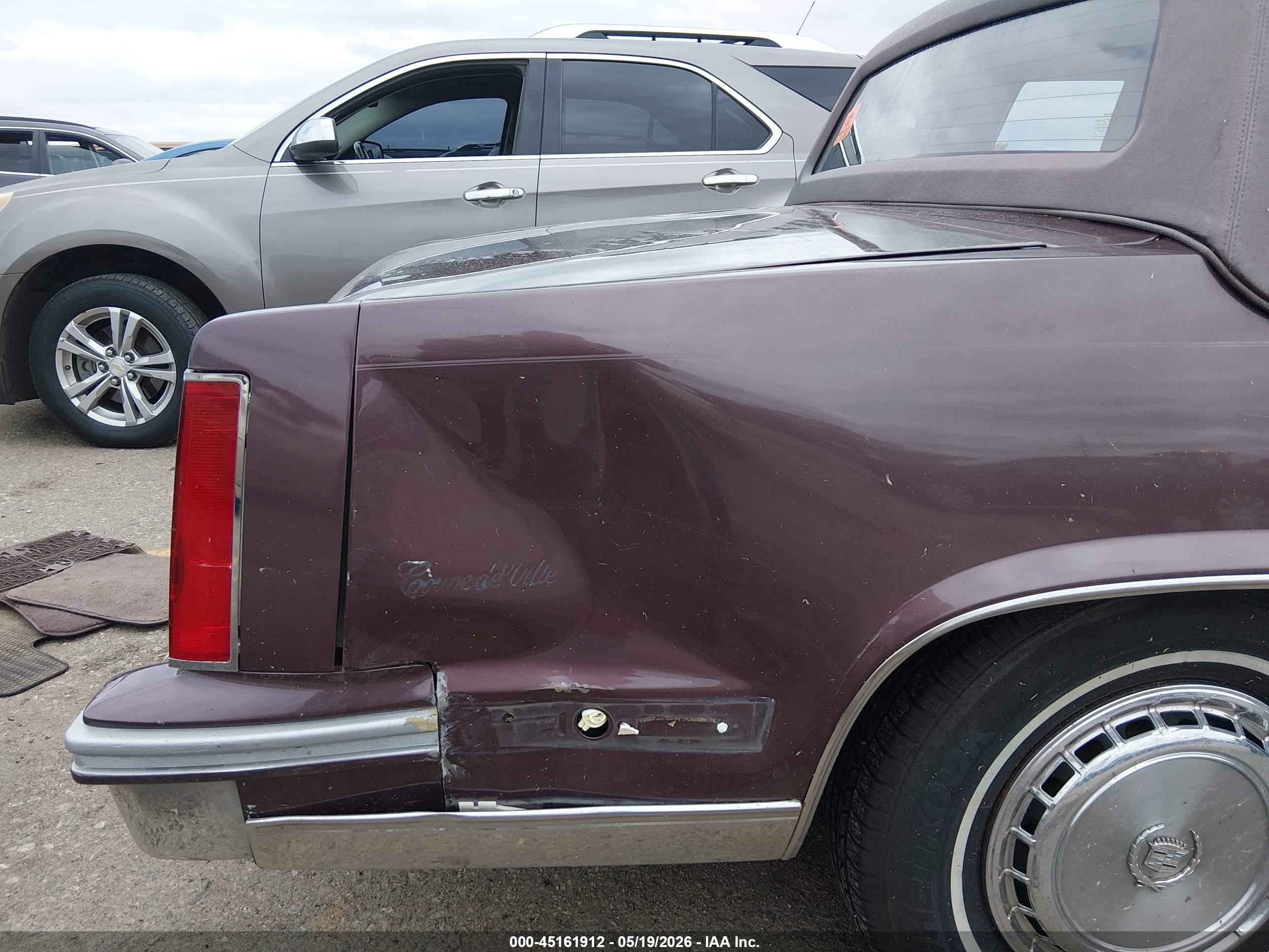 1988 Cadillac Deville   Brown vin: 1G6CD1152J4328051