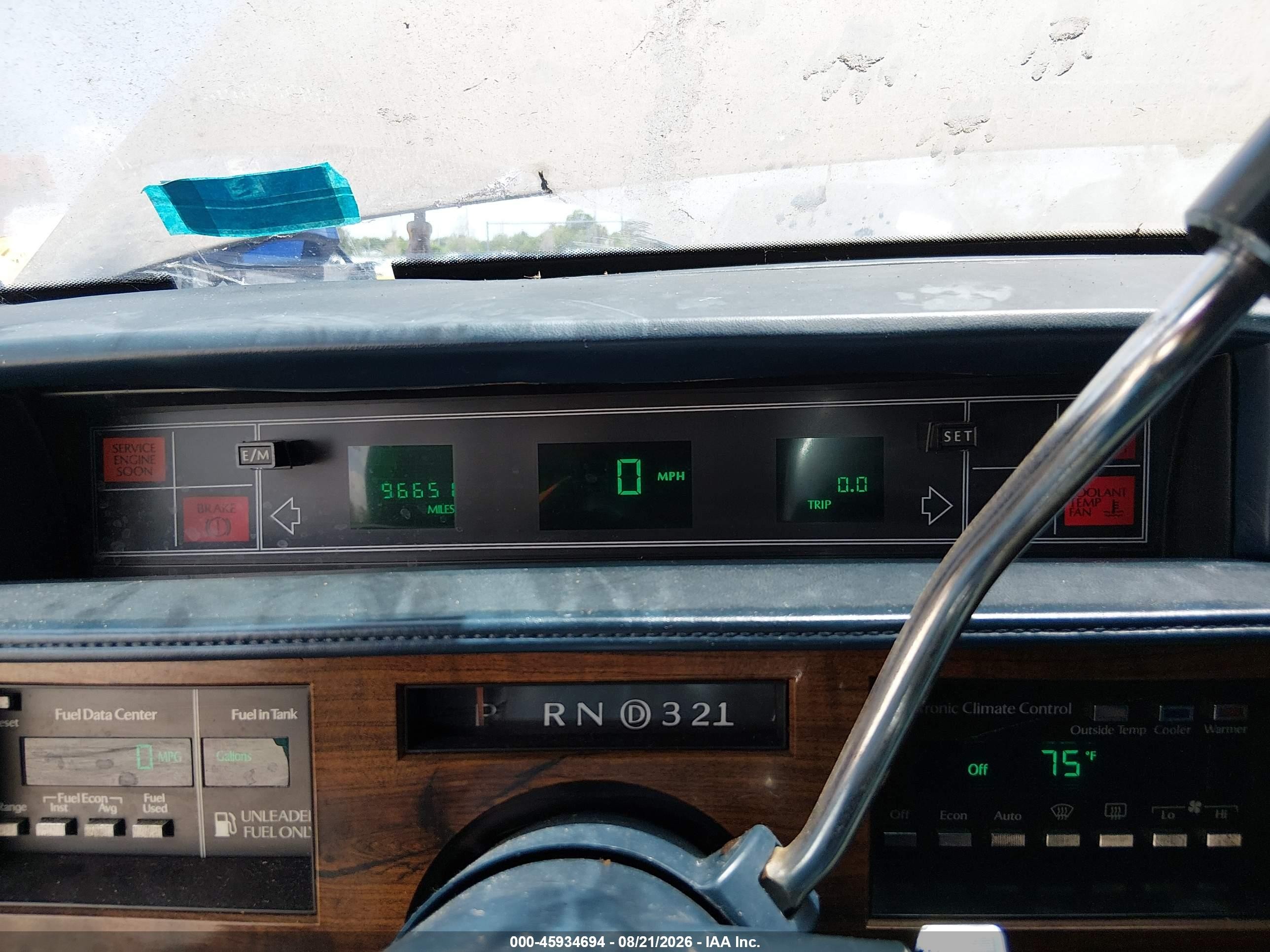 1989 Cadillac Deville   Black vin: 1G6CD1156K4312971