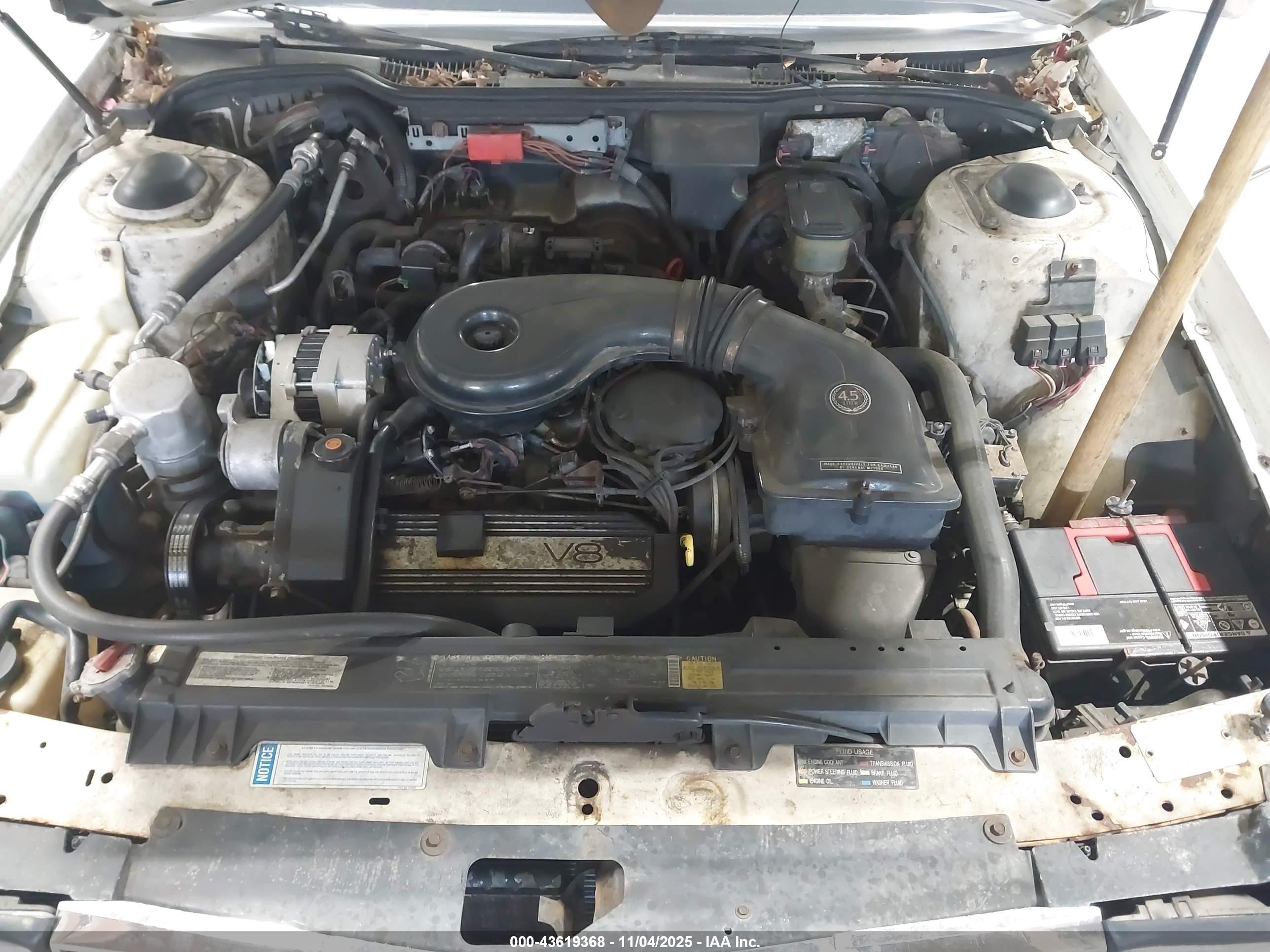 1988 Cadillac Deville   Белый vin: 1G6CD5152J4320443