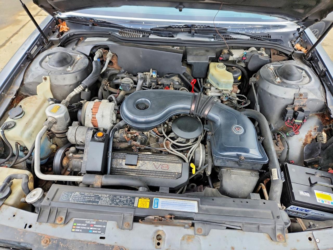 1989 Cadillac Deville Серый vin: 1G6CD5152K4257457