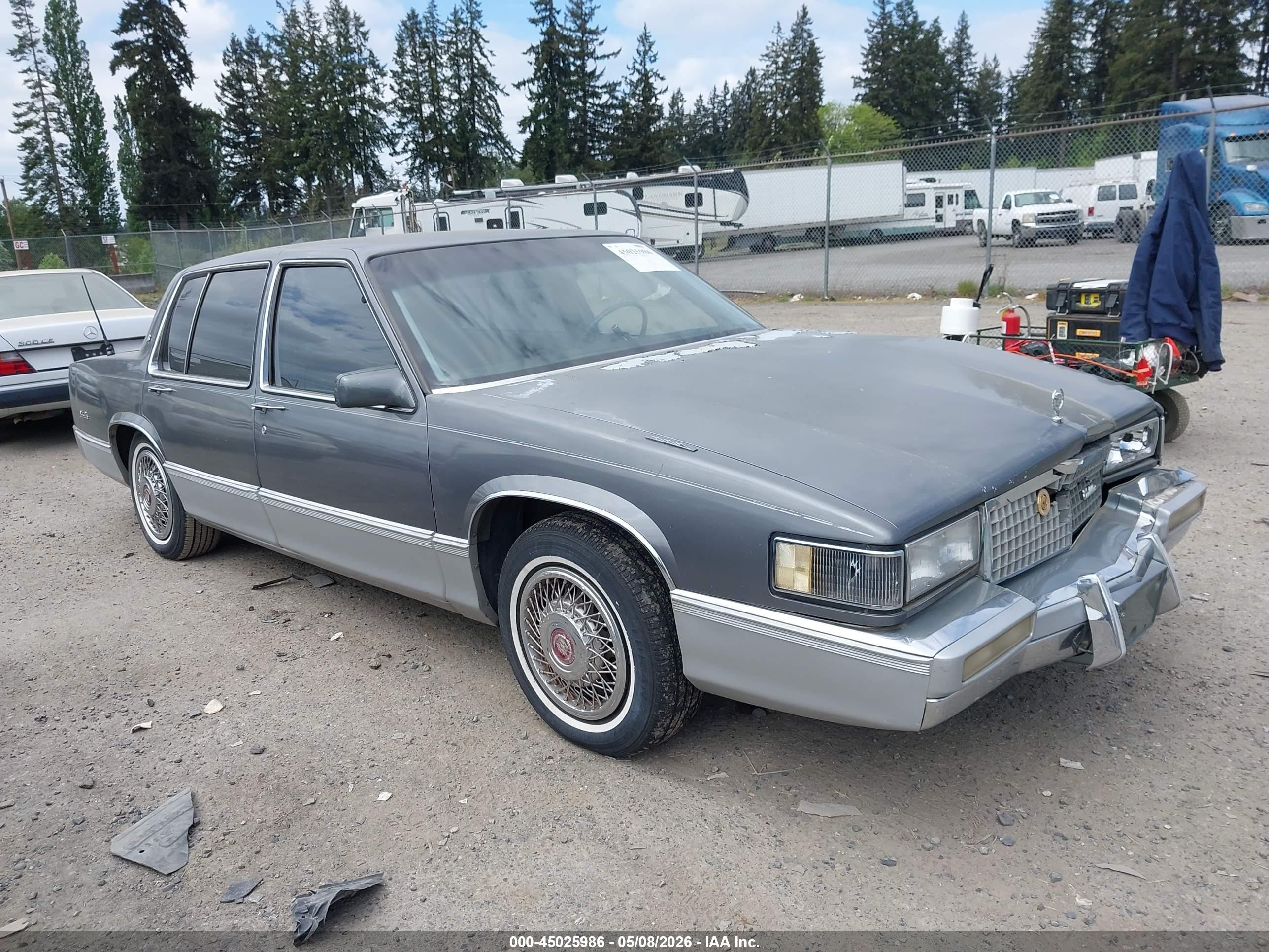 1989 Cadillac Deville   Gray vin: 1G6CD5152K4331492