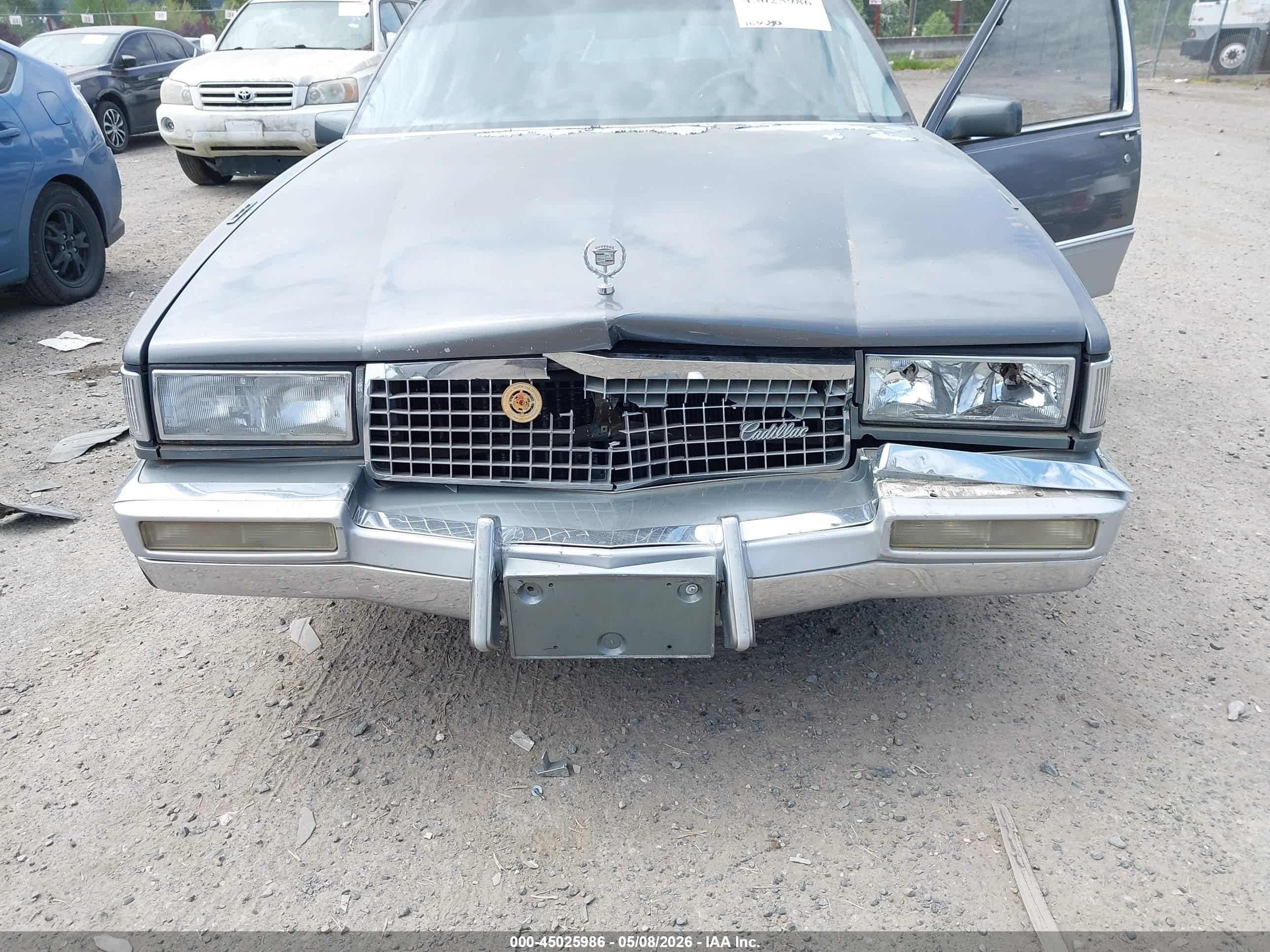 1989 Cadillac Deville   Gray vin: 1G6CD5152K4331492