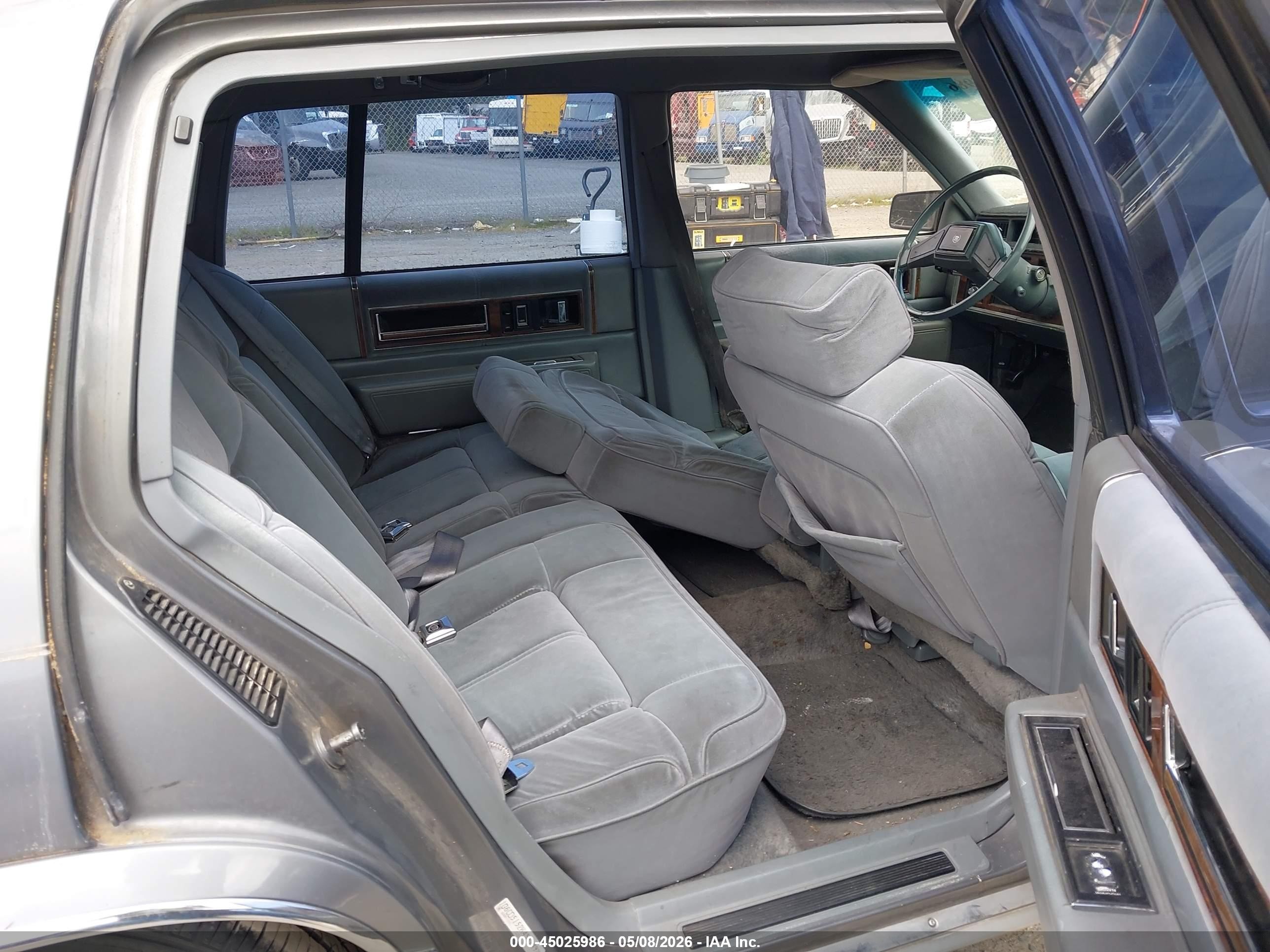 1989 Cadillac Deville   Gray vin: 1G6CD5152K4331492