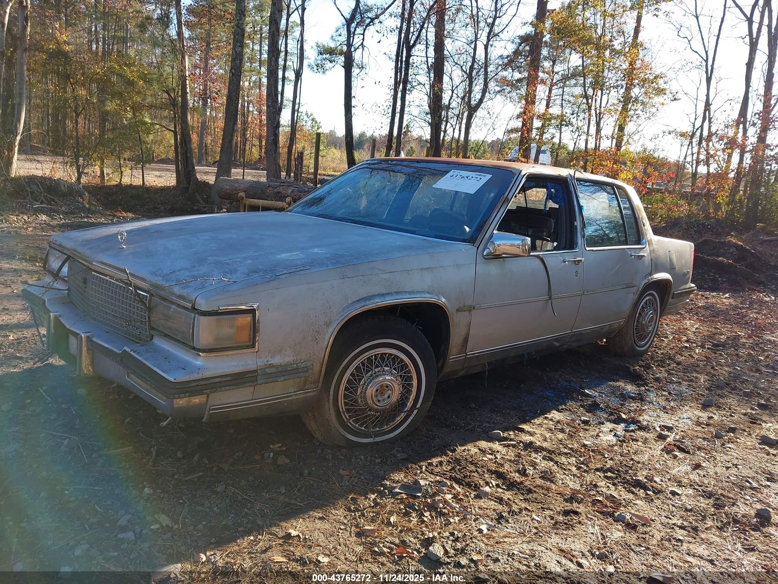 1988 Cadillac Deville   Silver vin: 1G6CD5155J4332134