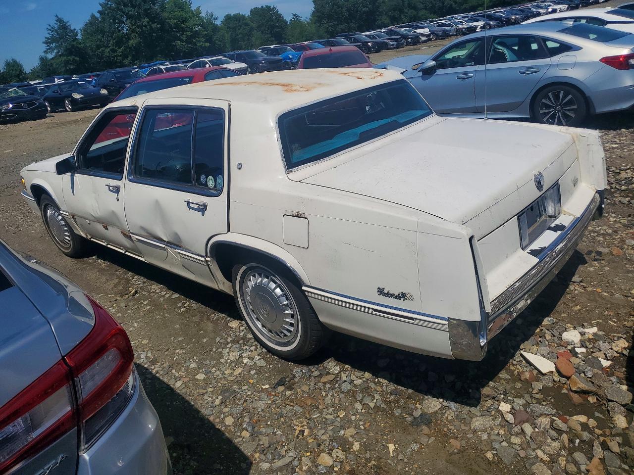 1989 Cadillac De Ville White vin: 1G6CD5155K4347203