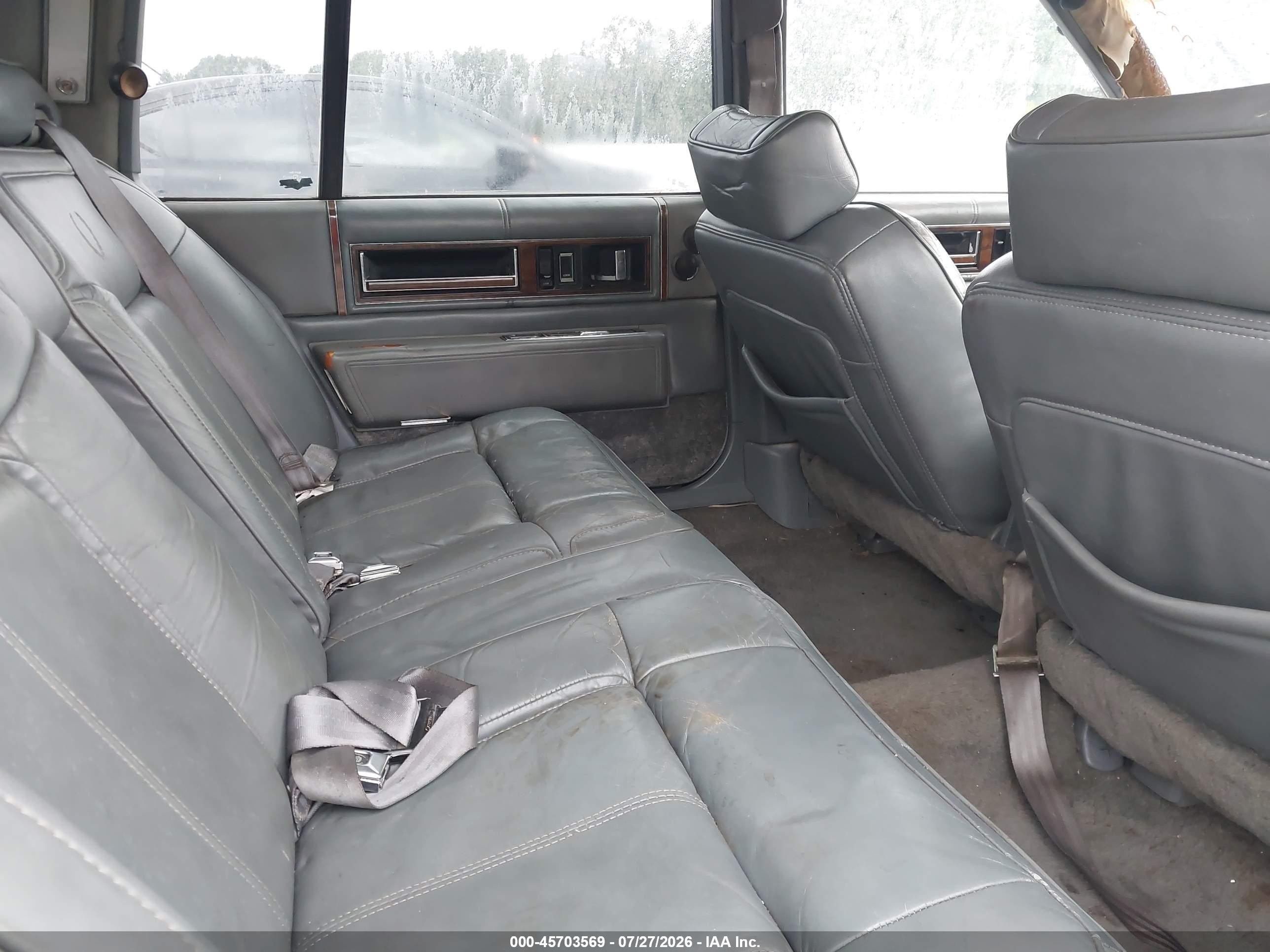 1989 Cadillac Deville   Gray vin: 1G6CD5156K4373325