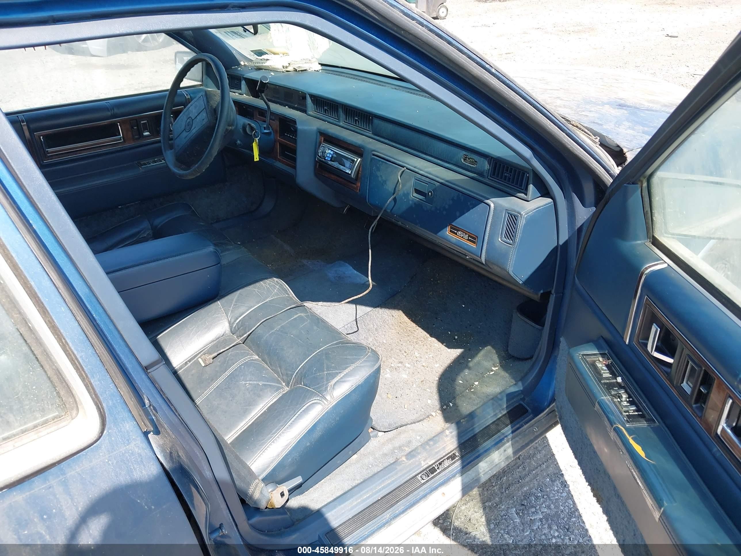 1990 Cadillac Deville   Blue vin: 1G6CD5334L4361901