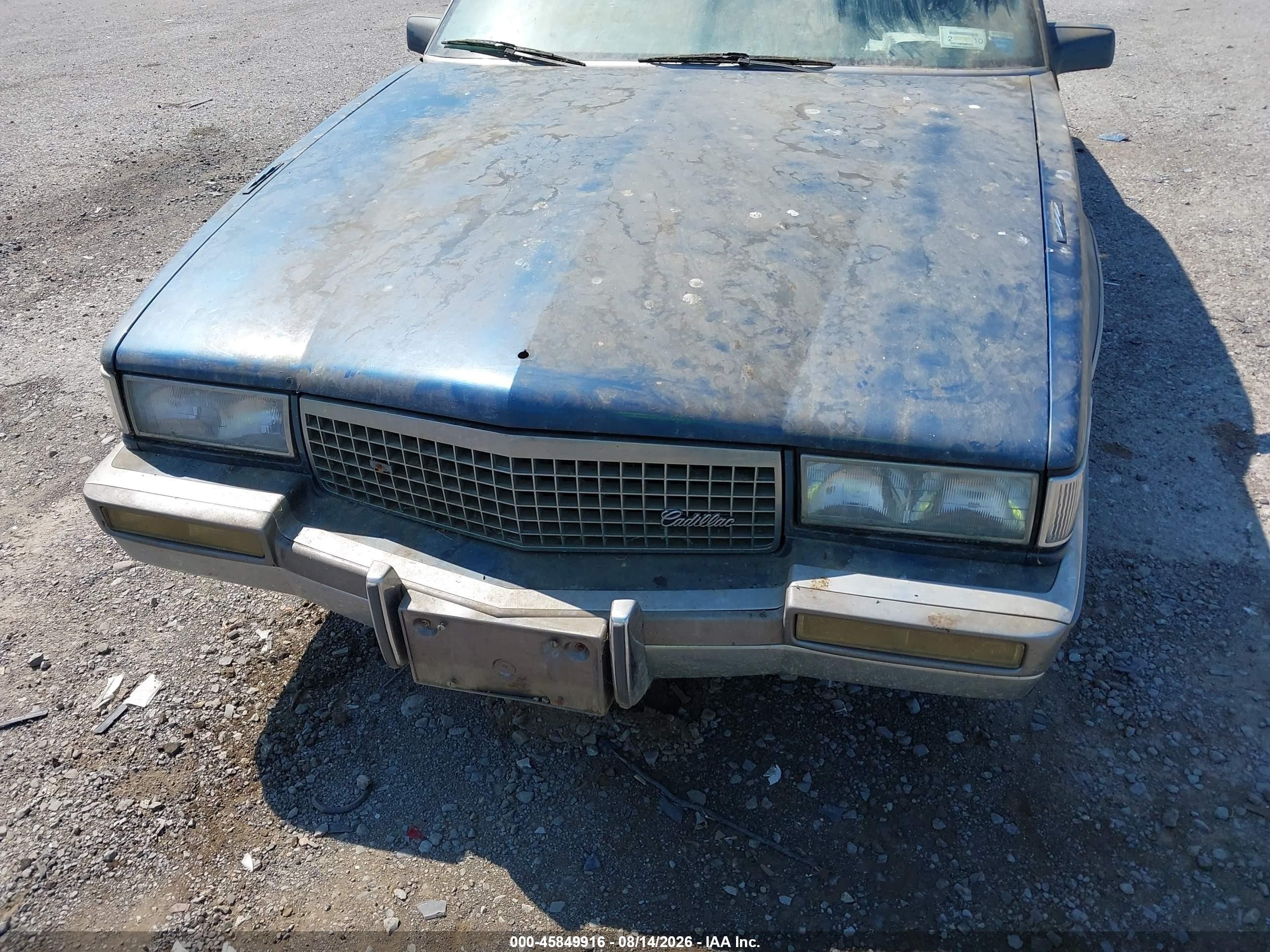 1990 Cadillac Deville   Blue vin: 1G6CD5334L4361901