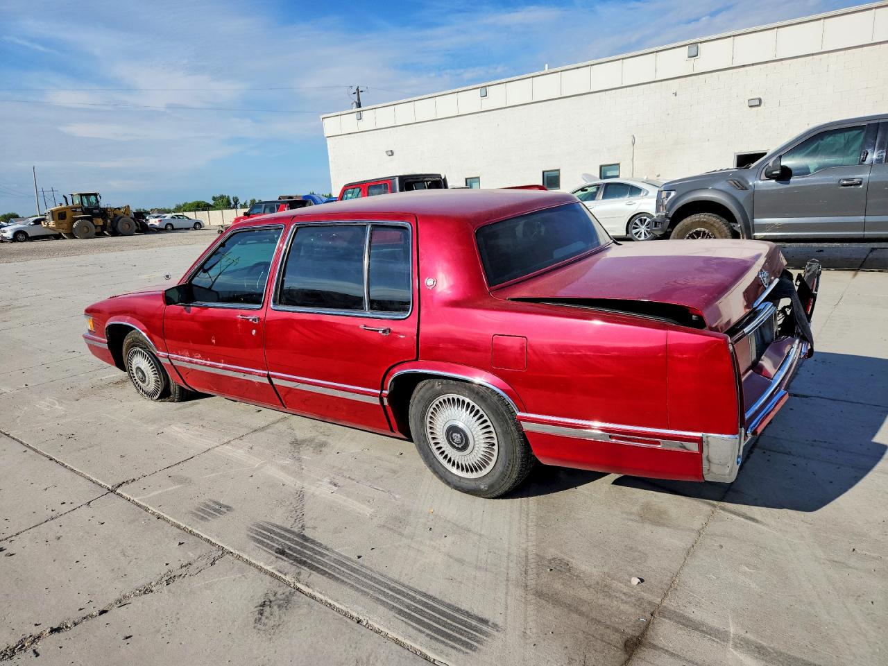 1992 Cadillac Deville Red vin: 1G6CD53B0N4302080