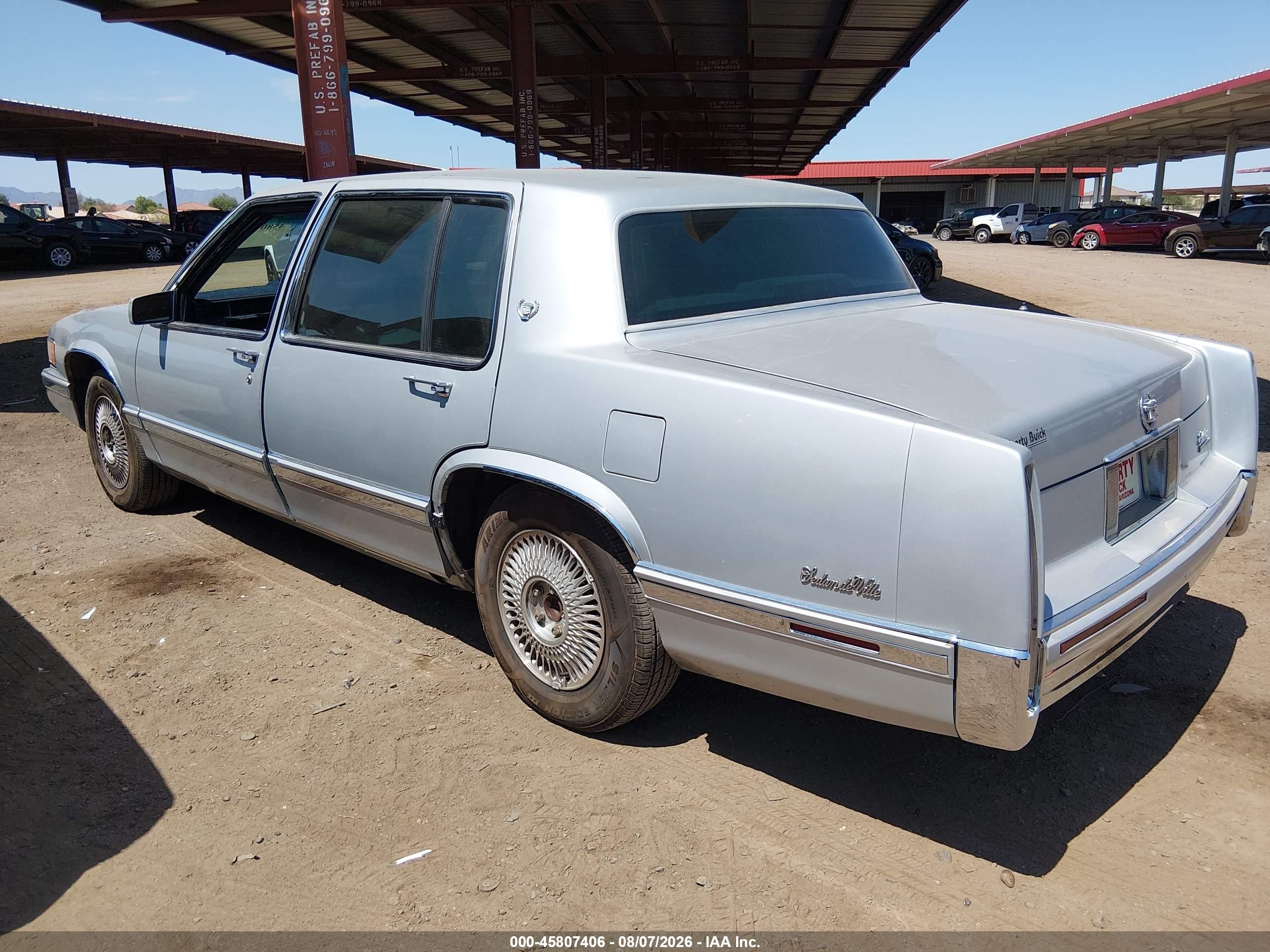 1993 Cadillac Deville   Silver vin: 1G6CD53B0P4313857