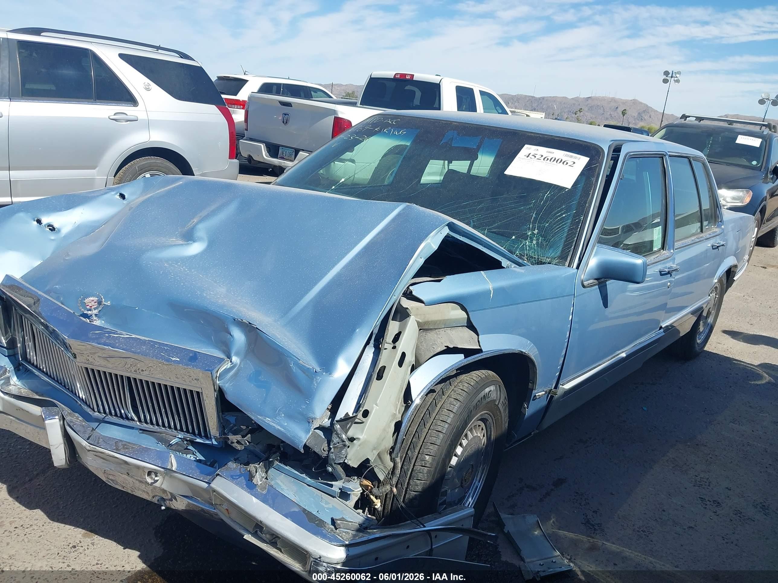 1991 Cadillac Deville   Синий vin: 1G6CD53B1M4341288