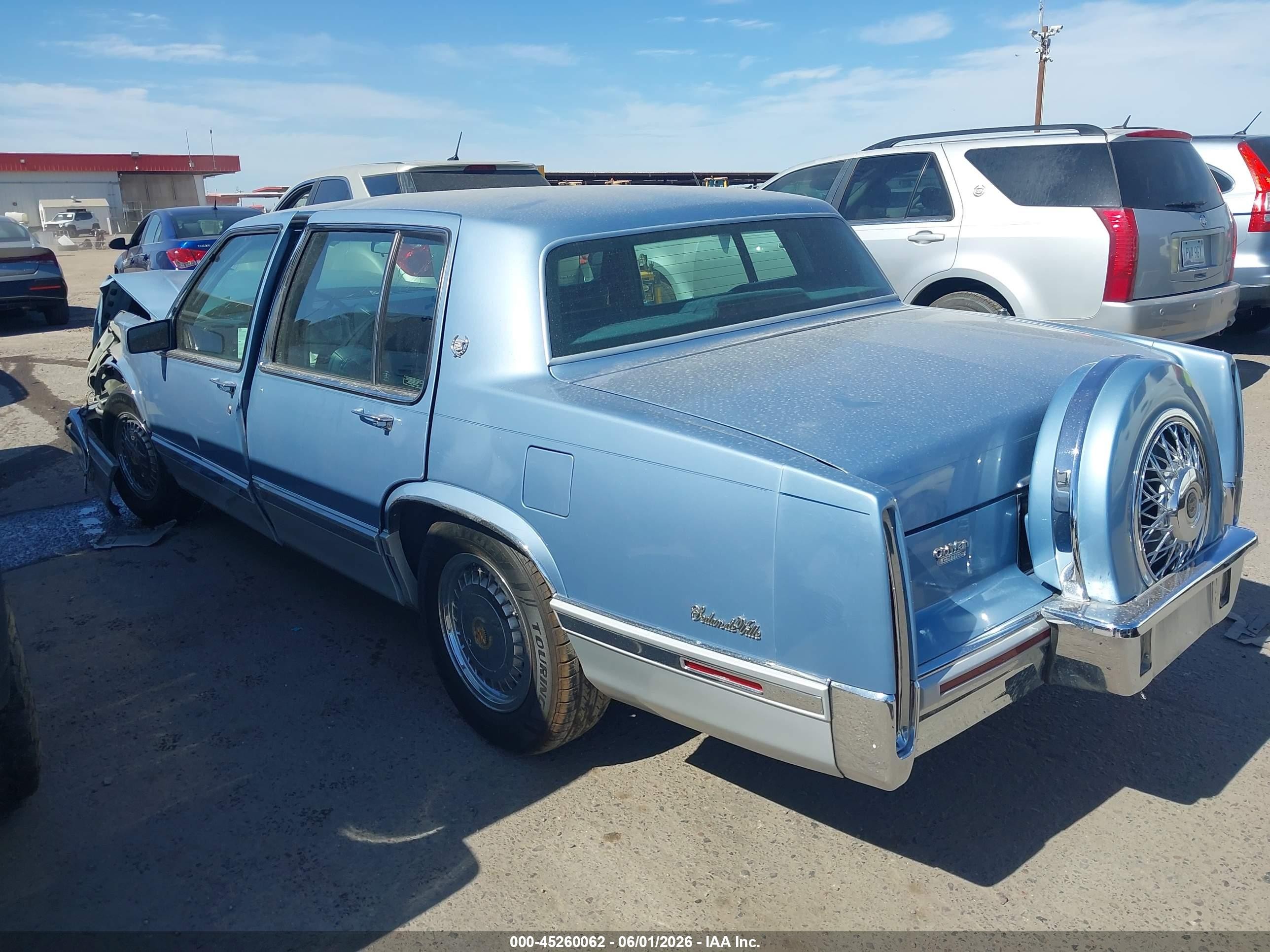 1991 Cadillac Deville   Синий vin: 1G6CD53B1M4341288