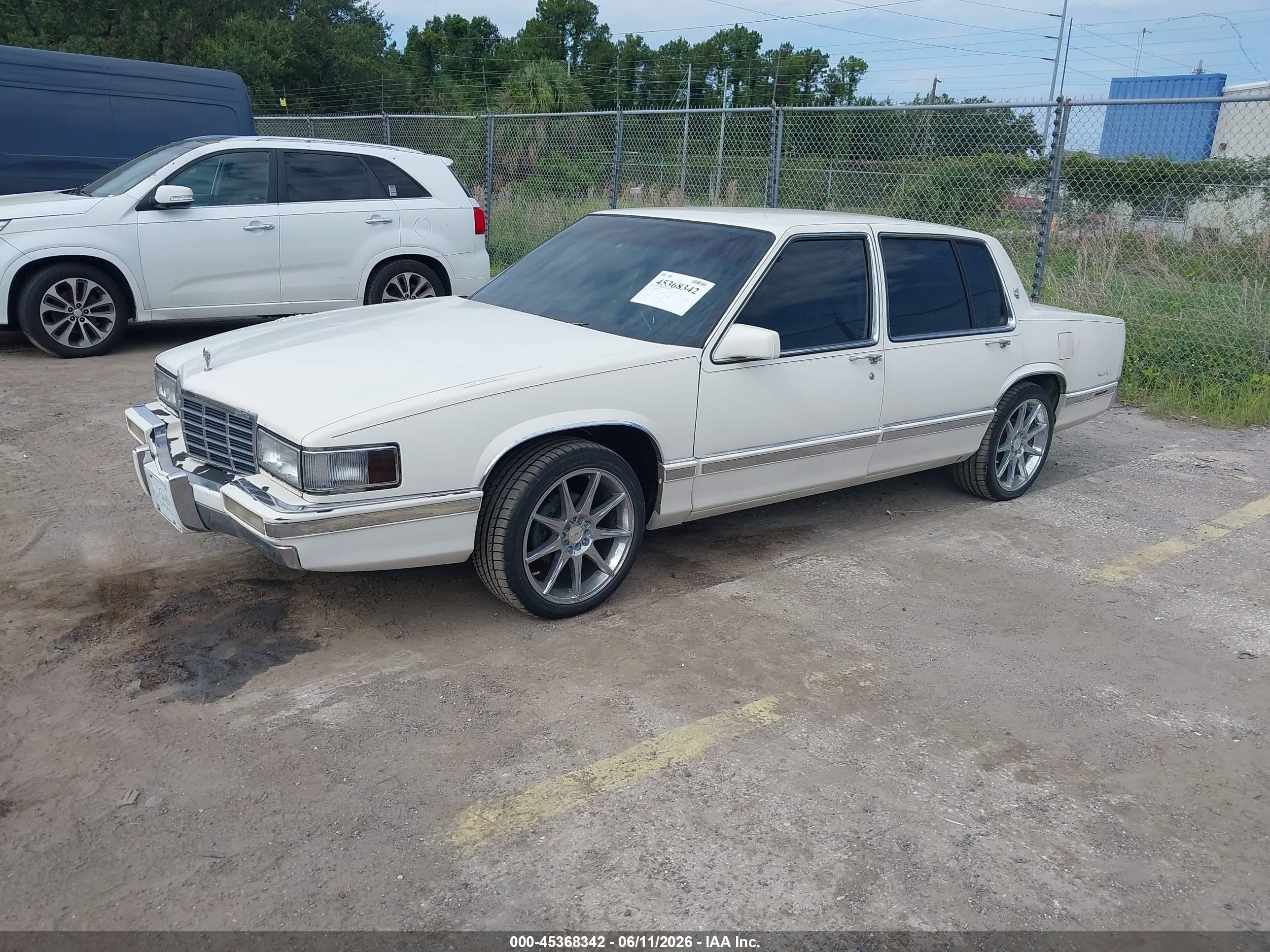 1993 Cadillac Deville   White vin: 1G6CD53B2P4287343
