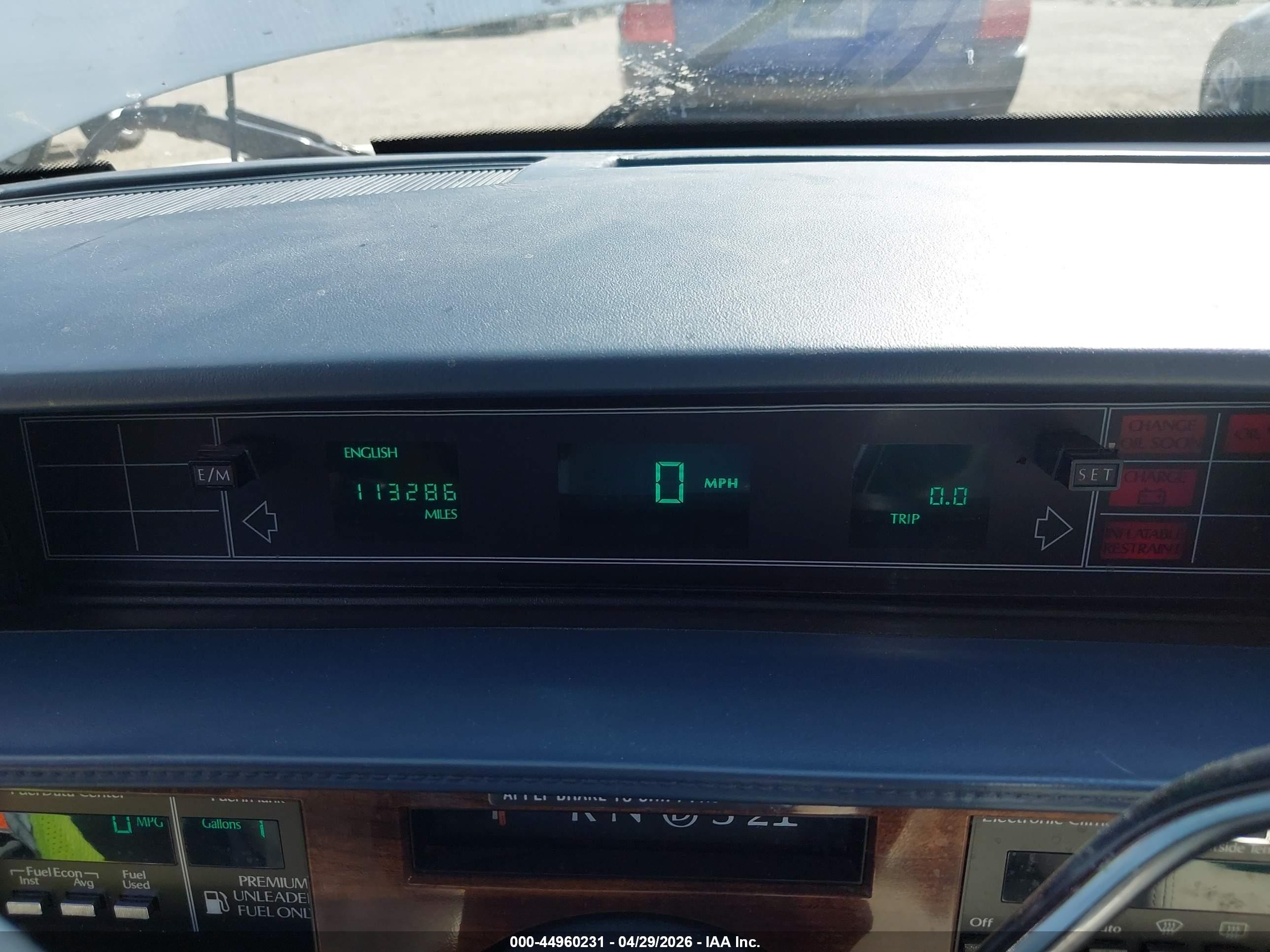 1993 Cadillac Deville   White vin: 1G6CD53B4P4256644