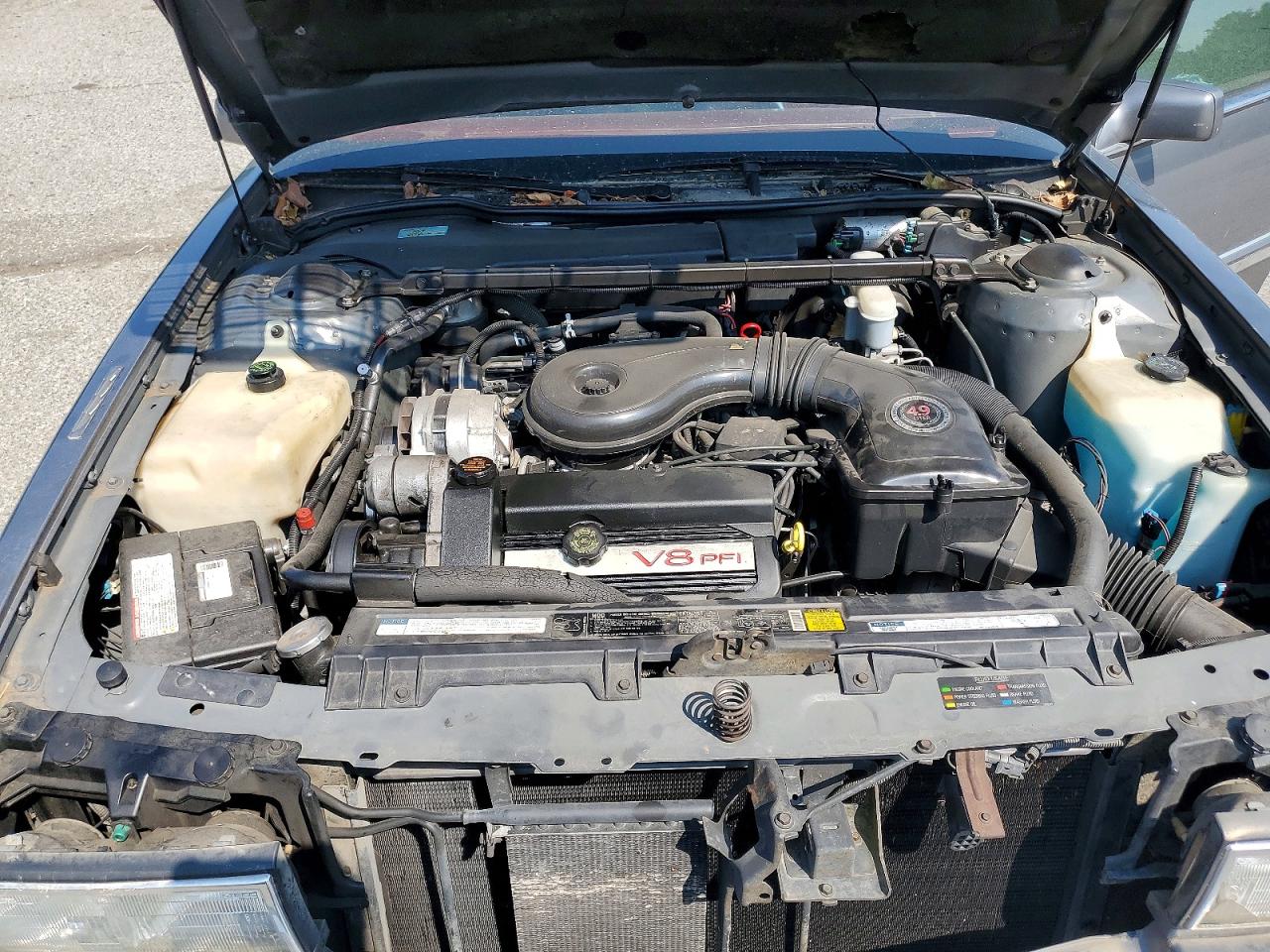 1993 Cadillac Deville Gray vin: 1G6CD53B7P4329960