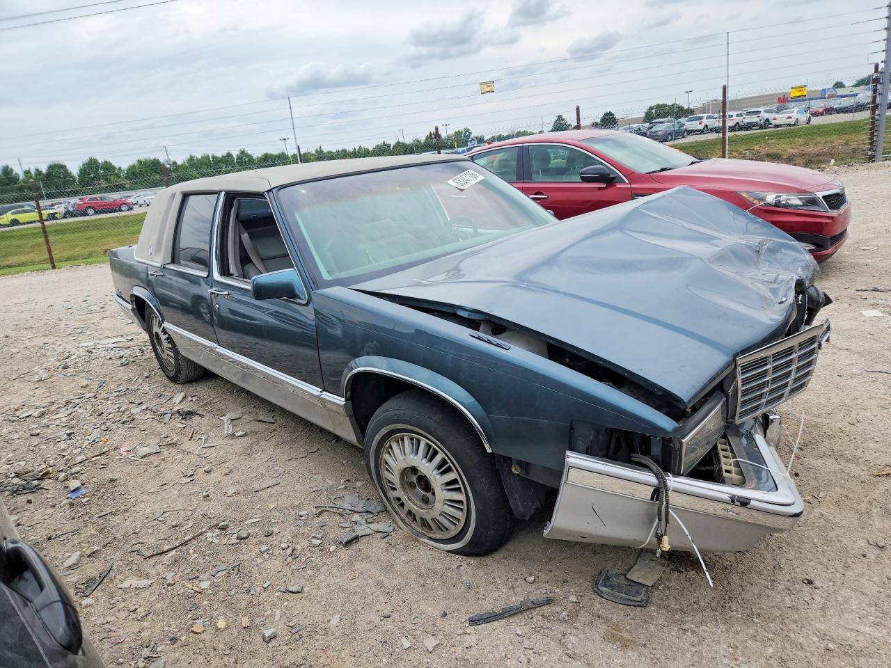 1992 Cadillac Deville Blue vin: 1G6CD53B8N4271435