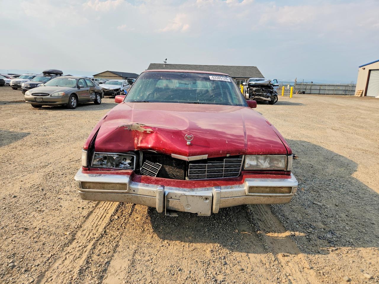 1992 Cadillac Deville Burgundy vin: 1G6CD53B8N4321881