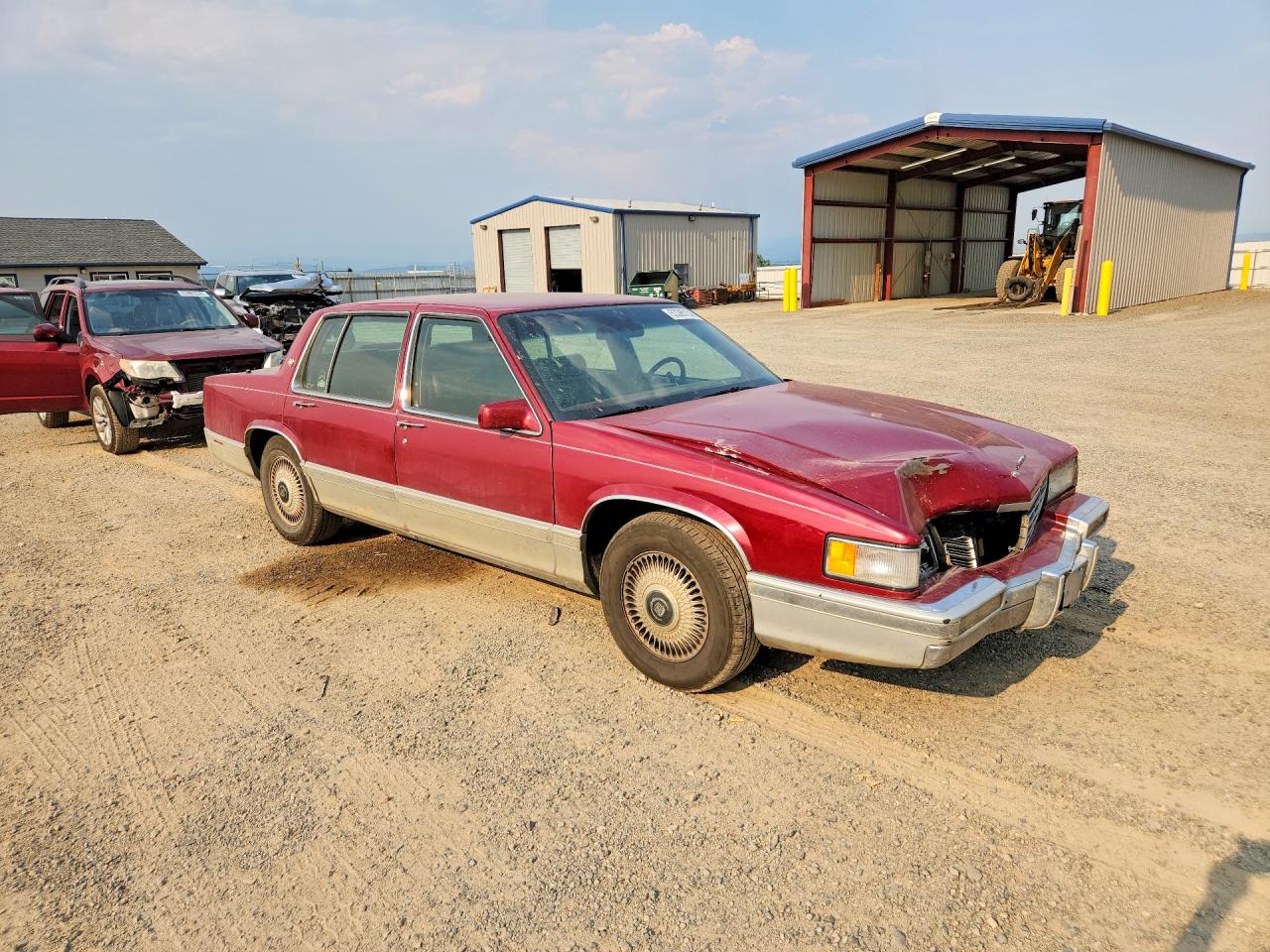 1992 Cadillac Deville Burgundy vin: 1G6CD53B8N4321881