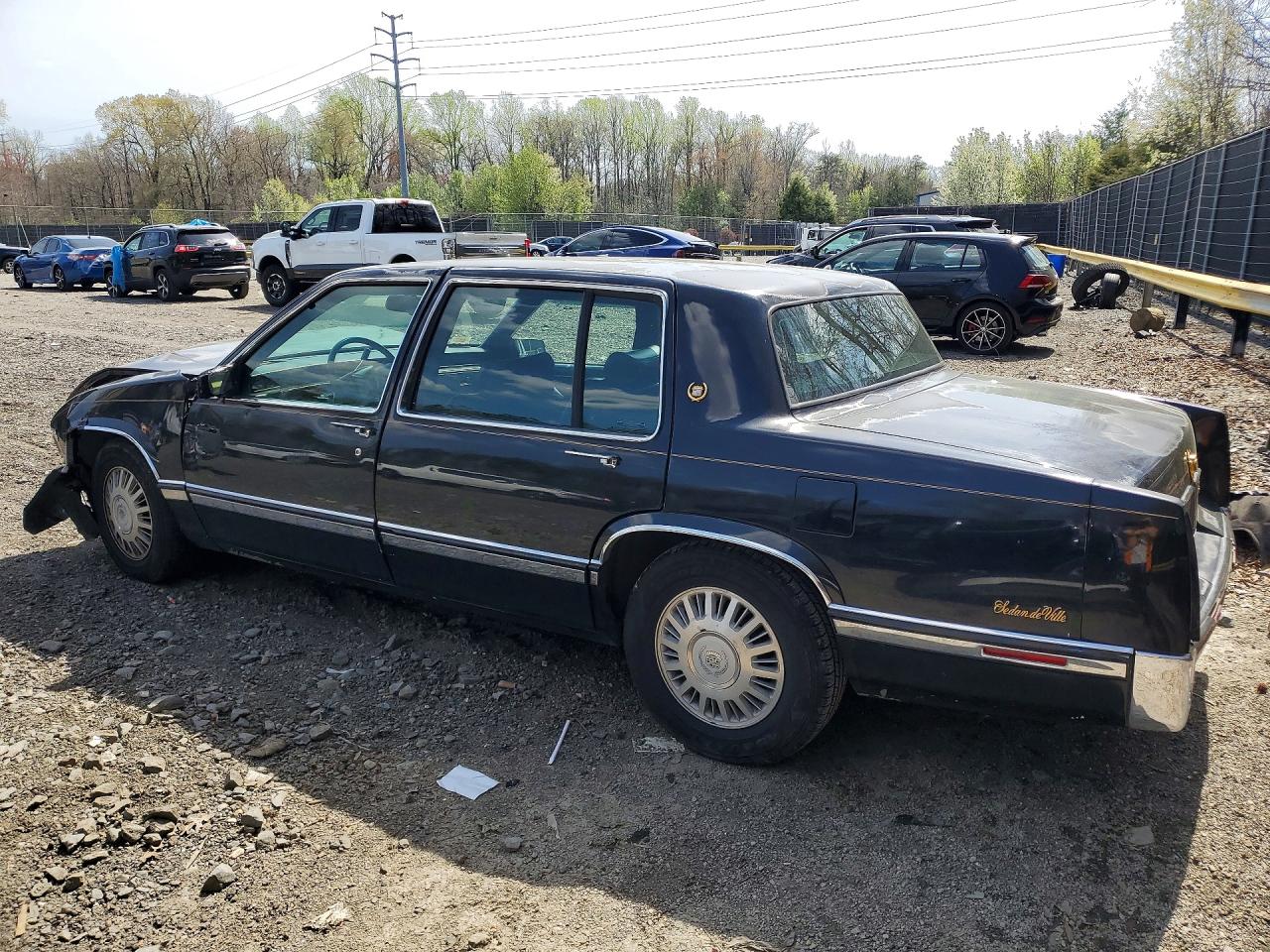 1993 Cadillac Deville Черный vin: 1G6CD53B8P4253293